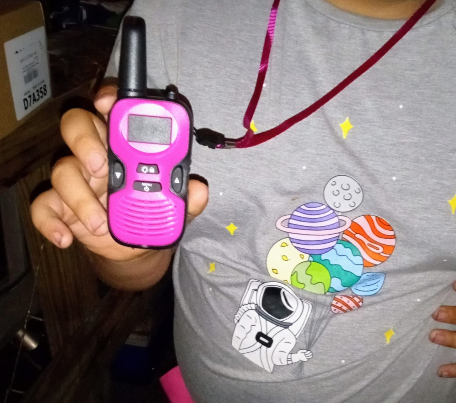 Walkie Talkies for Kids Rechargeable 3 Pack - Long Range Kid Walkie Talkie for Camping Hiking Outdoor - Walkie-Talkies Walky Talky for Kids - Toys and Gifts for 3-12 Year Old Boys Girls customer photo 2