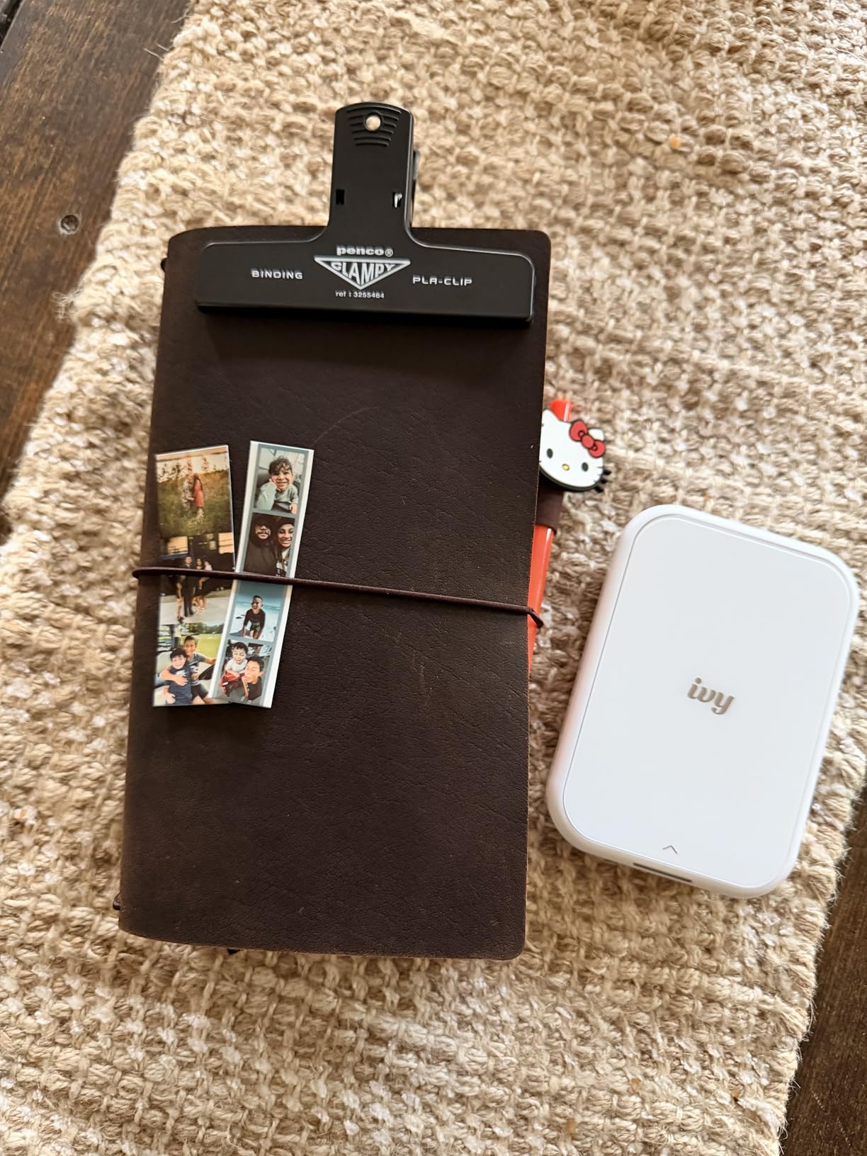 Canon Ivy 2 Mini Photo Printer - Print from Compatible iOS & Android Devices - Sticky-Back Prints - Pure White customer photo 2