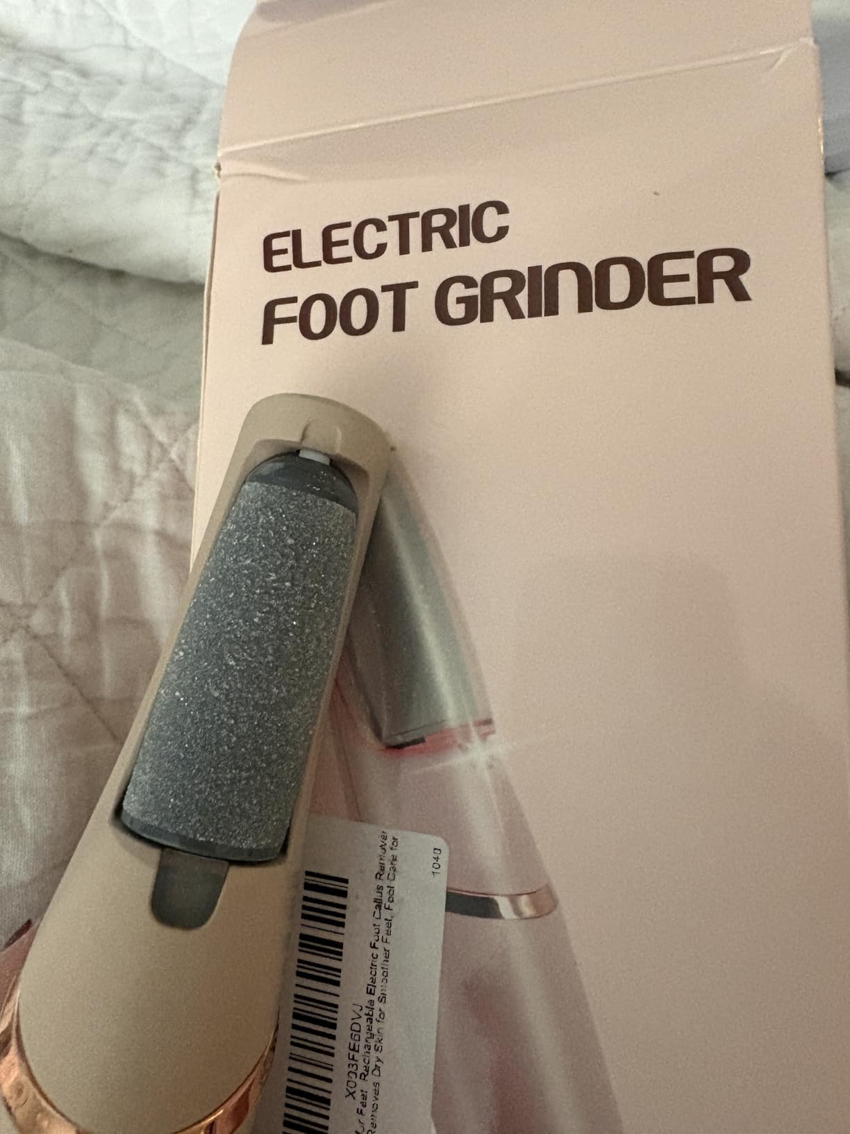 Electric Callus Removers for Feet, Haootadiy Electric Foot Callus Remover Pedicure Kits Rechargeable with12 in 1, Removes Dry Skin for Smoother Feet, Foot Care for Dead Skin Ideal Gift, Assorted customer photo 2