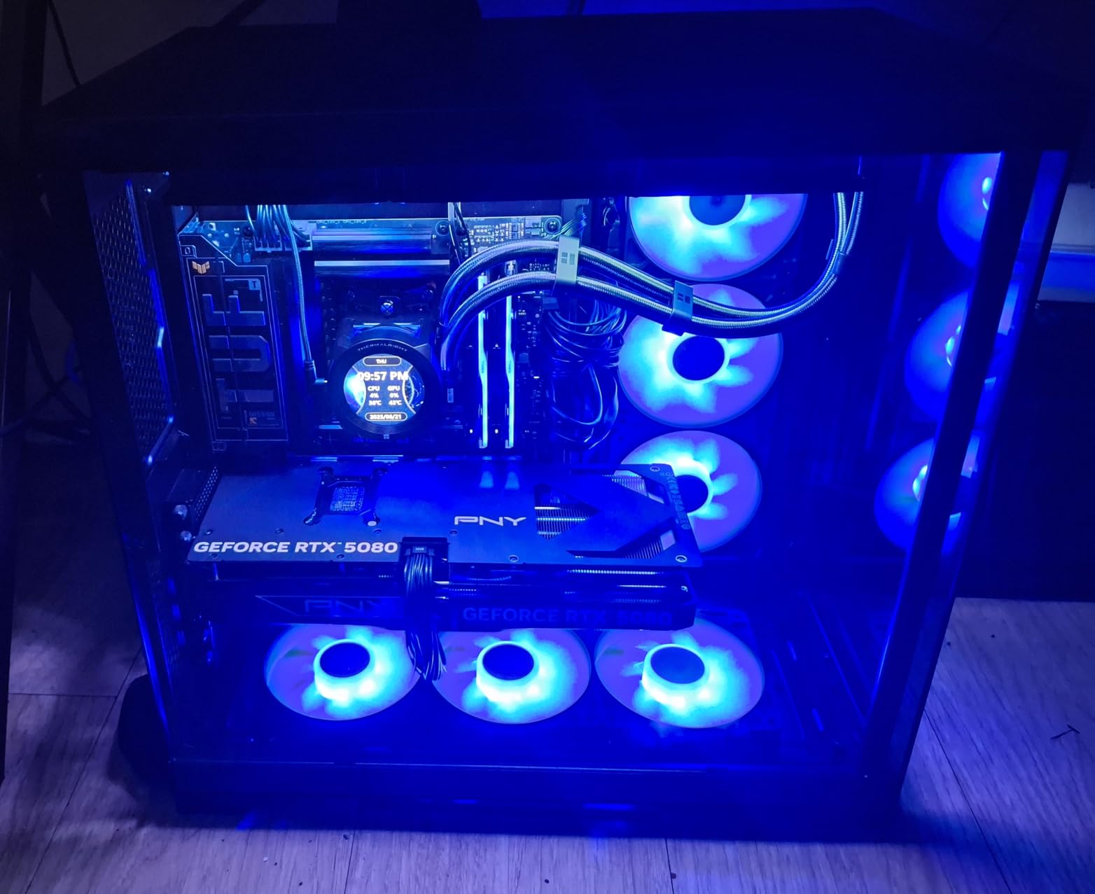 G.SKILL Trident Z5 RGB Series DDR5 RAM (Intel XMP 3.0) 64GB (2x32GB) 6400MT/s CL32-39-39-102 1.40V Desktop Computer Memory - Matte Black customer photo 1