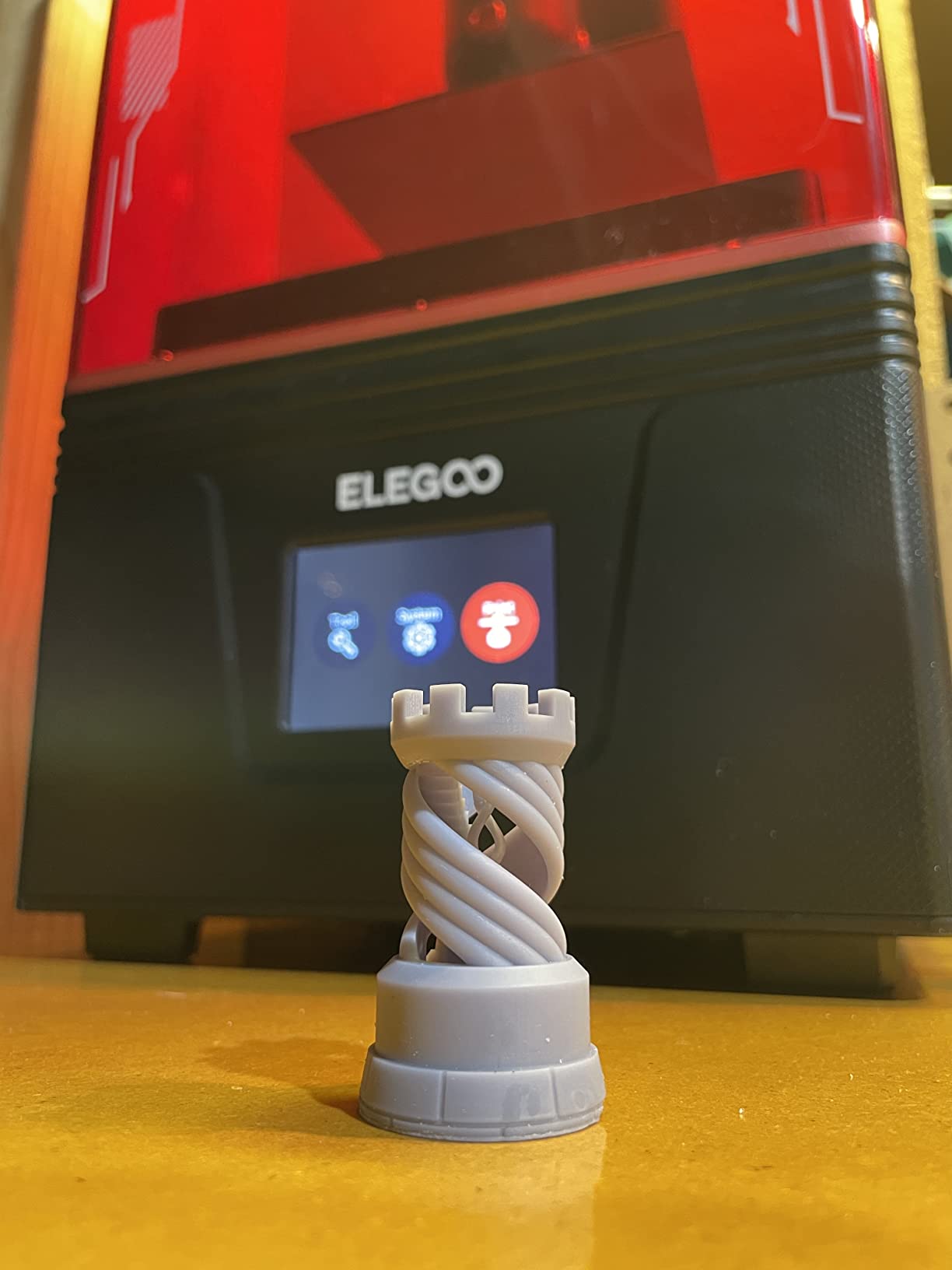 ELEGOO Mars 4 DLP 3D Printer, Desktop Resin 3D Printer with Ultra-Quiet Printing, 20000+ Hours Service Life, and Ultra-Low Operating Power, Printing Size of 5.22 × 2.94 × 5.9 inches customer photo 2