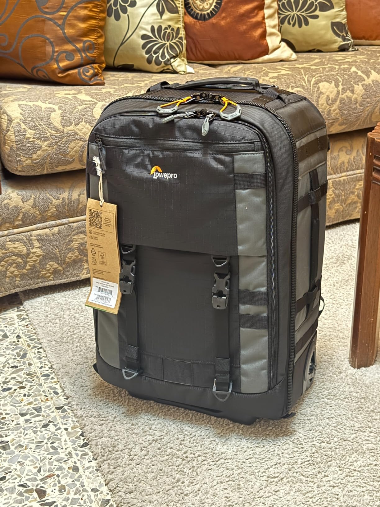 Lowepro Pro Trekker RLX 450 AW II, Camera Convertible Backpack-Roller, Camera Backpack with Recycled Fabric, Fits 15