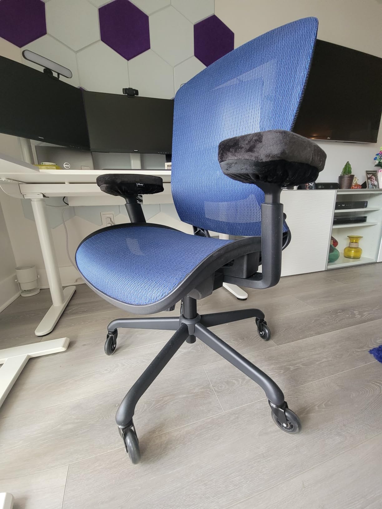ELABEST T96 Mesh Office Chair, Ergonomic Computer Desk Chair, Sturdy Task Chair - Adjustable Lumbar Support & Armrests, Tilt Function, Comfort Wide Seat customer photo 1