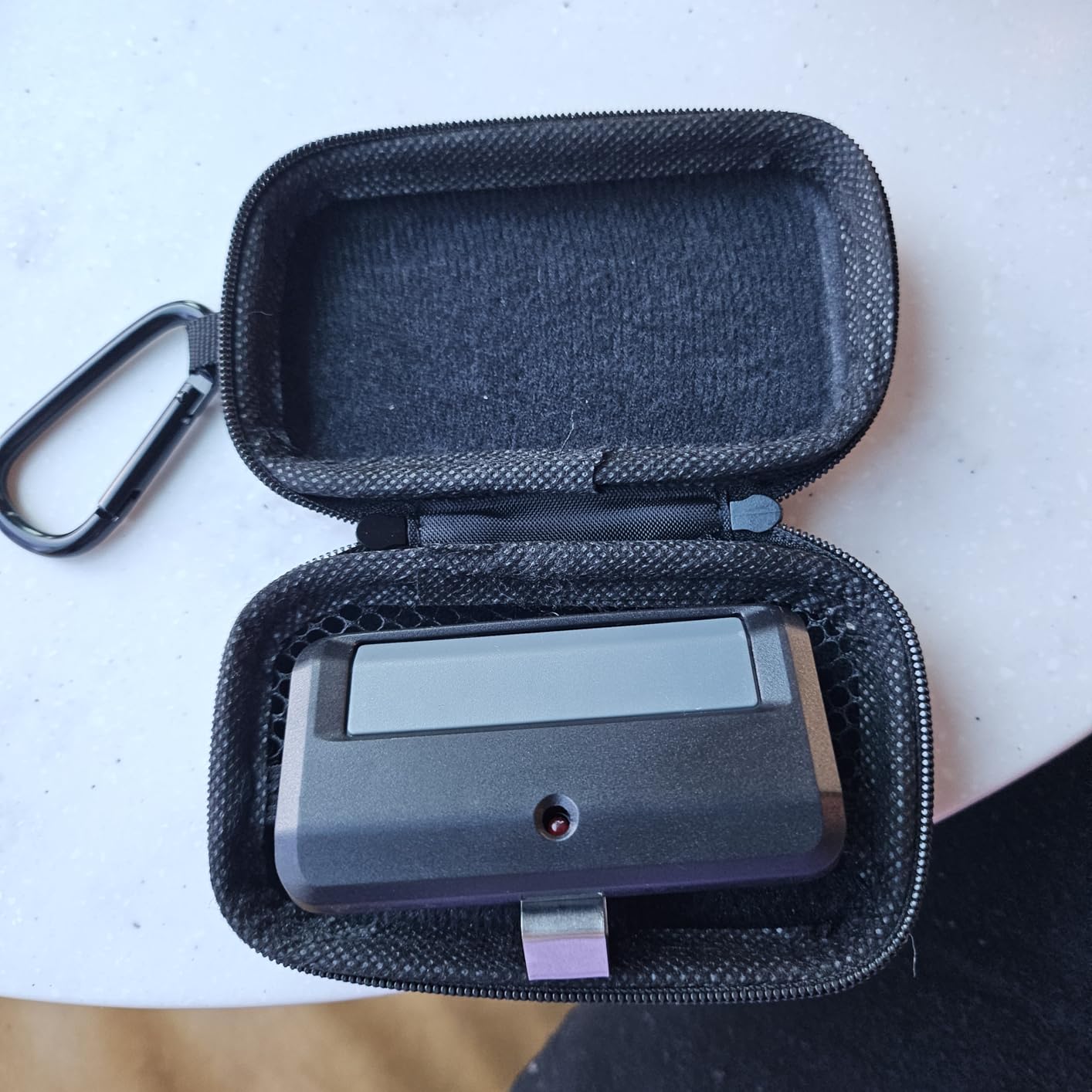 Woanger 4 Pcs Hearing Aid Case Hard Asthma Inhaler Holder Travel Hearing Aid Case Earbud Portable Zipper Carry Holder customer photo 1