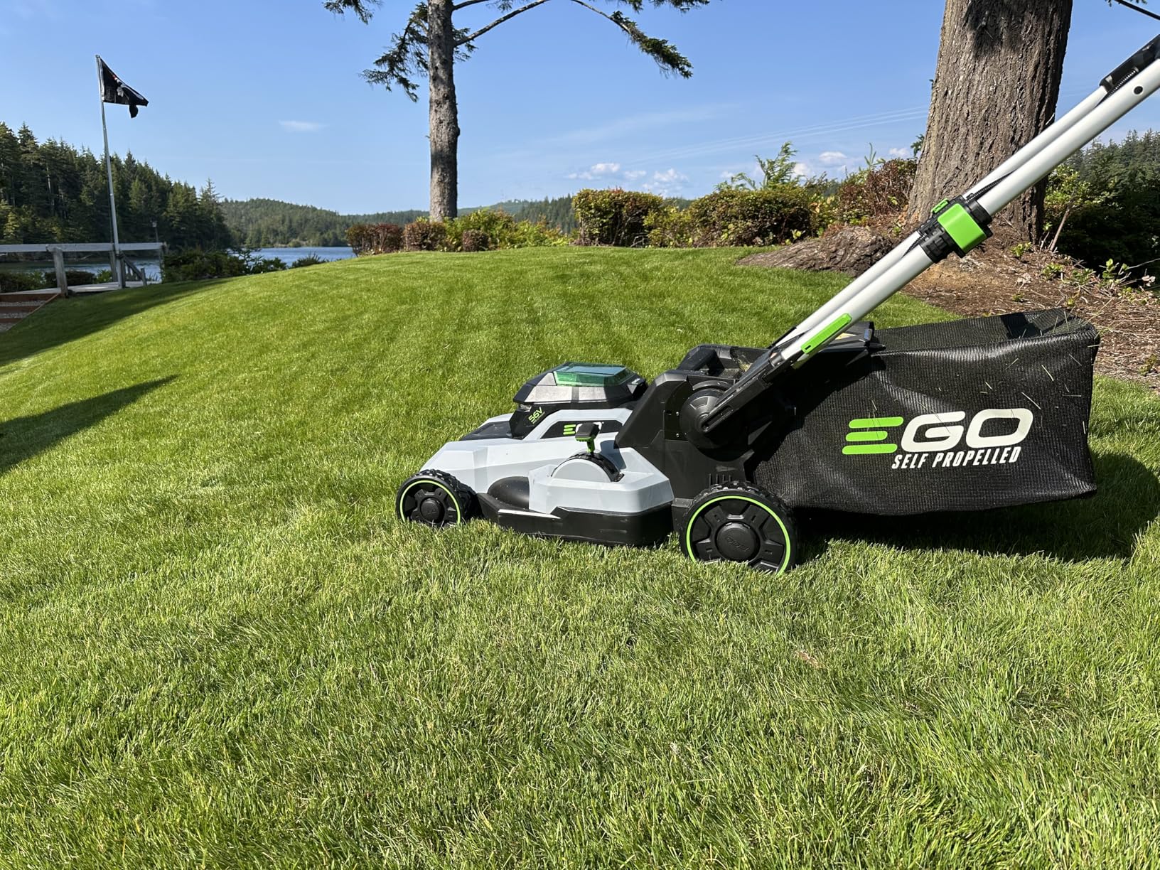 EGO Electric Lawn Mower, Self-Propelled Cordless, Includes 56V 6.0Ah Battery And 320W Charger - LM2114SP customer photo 1