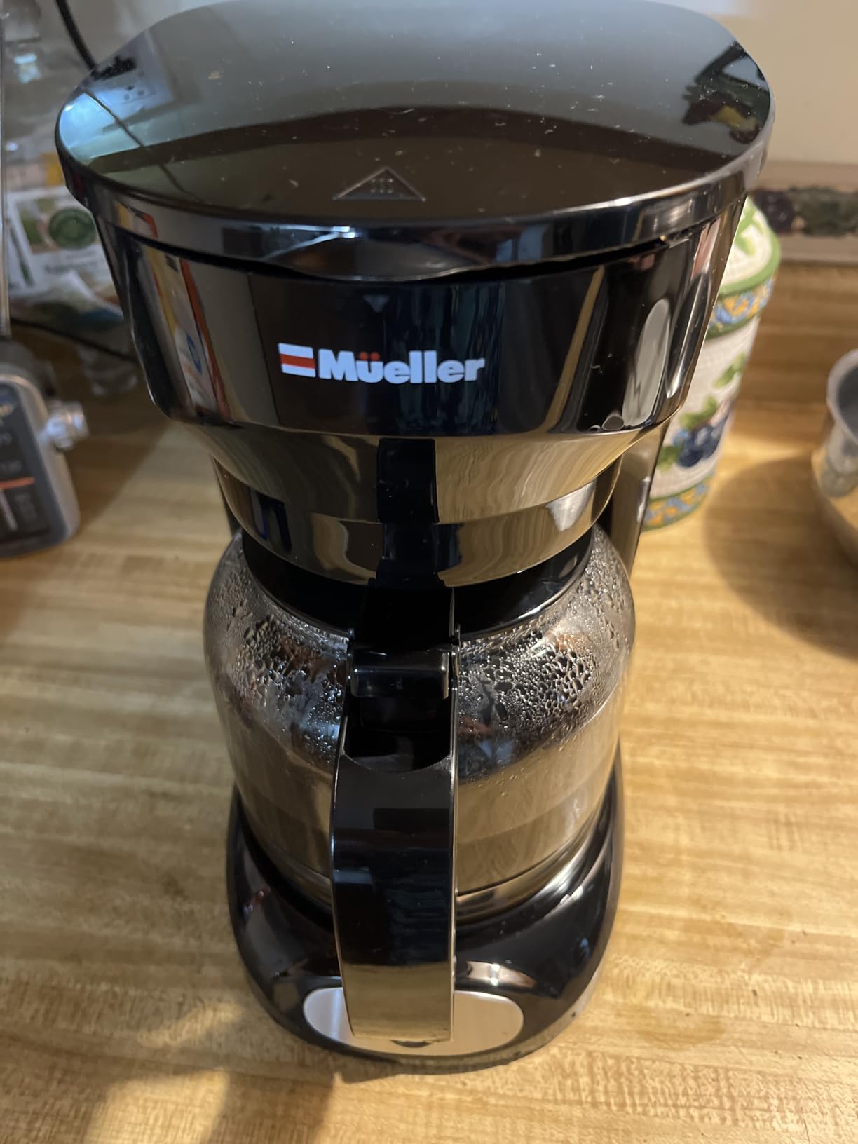 Mueller 12-Cup Drip Coffee Maker - Borosilicate Carafe, Auto-Off, Reusable Filter, Anti-Drip, Keep-Warm Function, Clear Water Level Window Coffee Machine customer photo 1