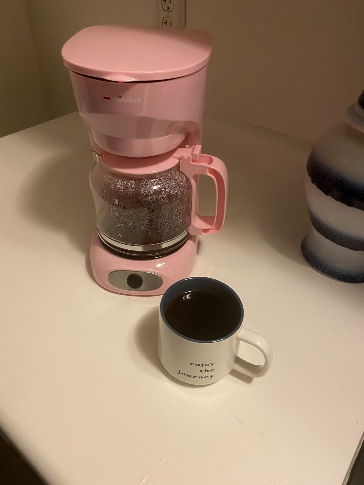 Mueller 12-Cup Drip Coffee Maker - Borosilicate Carafe, Auto-Off, Reusable Filter, Anti-Drip, Keep-Warm Function, Clear Water Level Window Coffee Machine customer photo 2