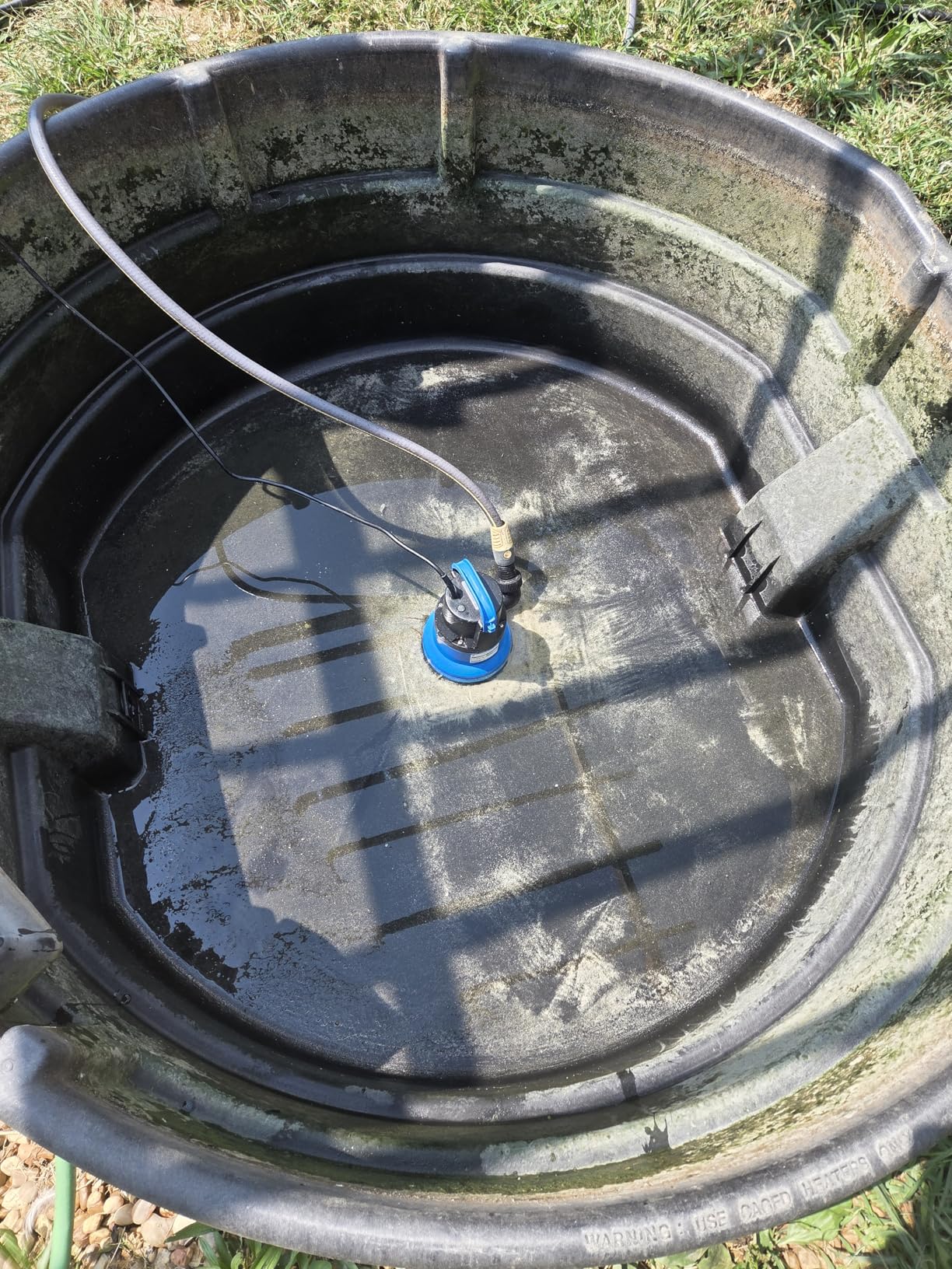 FOTING 1/2HP Submersible Water Pump with Stainless Steel Base - Removes Water to 0.04