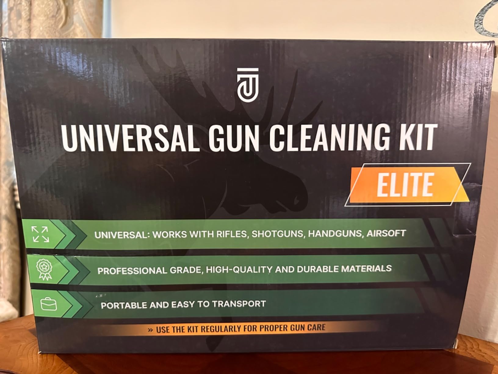 Universal Gun Cleaning Kit for All Guns - Portable Gun Cleaning Kits for Handguns and Rifles, Shotgun, Airsoft - Incl. Stainless Steel Rods, Brass Jags, Gun Cleaning Patches, Cleaning Swabs customer photo 2