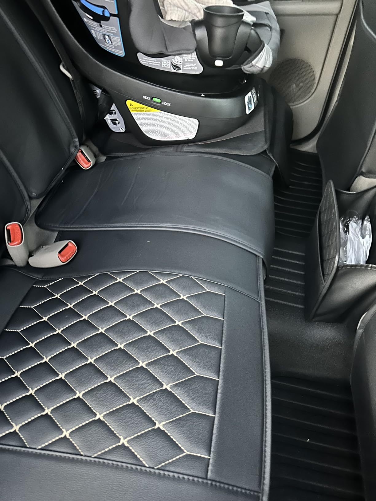 FrgKbTm Car Seat Back Hanging Bag Car Document Holder Multi-Pocket Bottle Bag Storage Box Organizer Travel Tidy Pouch Pocket Kids customer photo 2