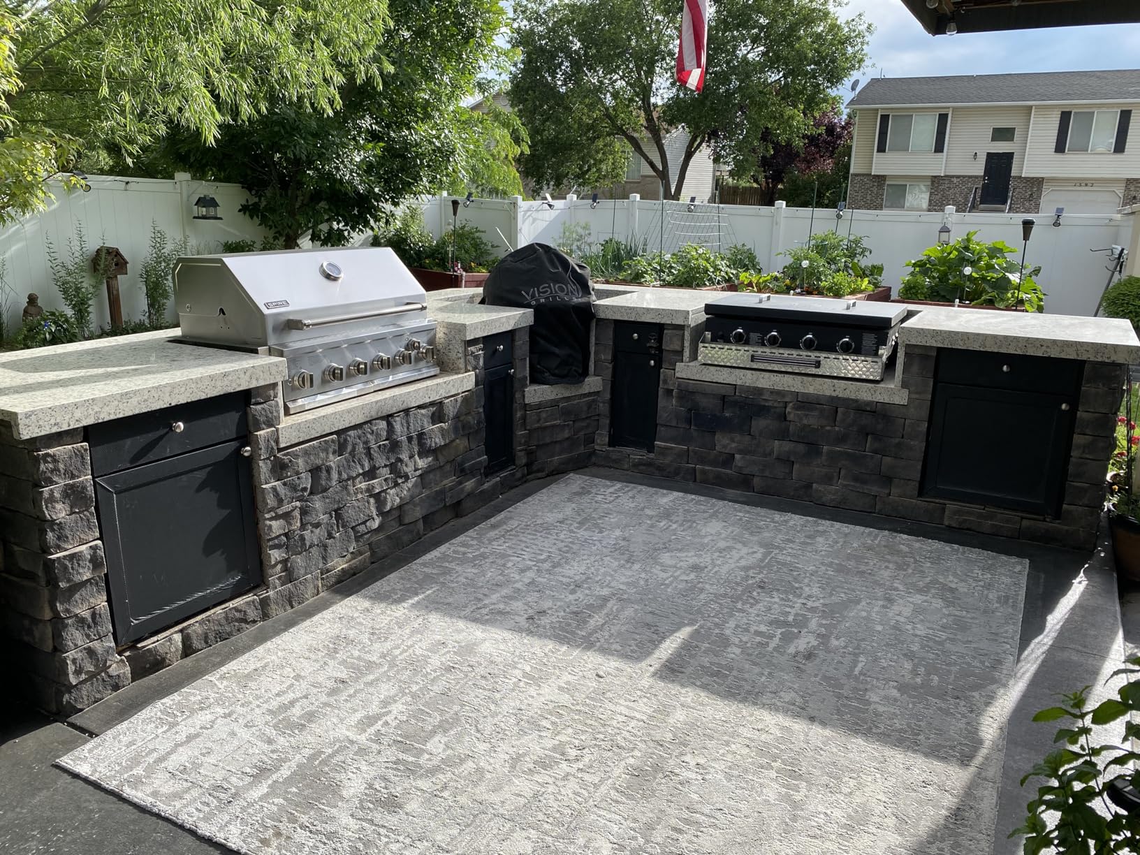 Spire Premium 6 Burner Built In Gas Grill Island Head, Stainless Steel 36 Inch Propane Grill with Rear Burner, 73,000 BTUs, 904 SQ In Racks with Dual Fuel Compatibility - 740-0781P customer photo 2