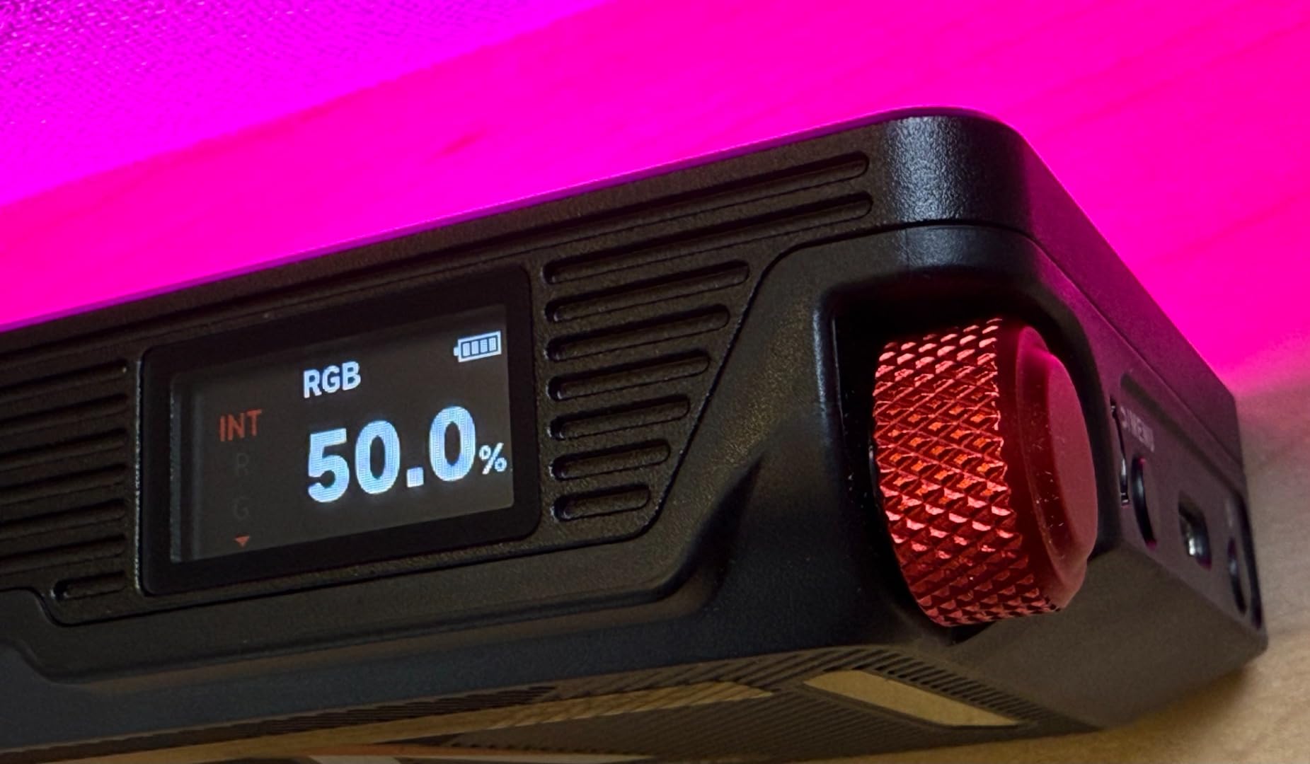 MC Pro Camera Lights,RGBWW LED Video Lights Lensed Mini LED Panel Full Color Portable Photography Lighting,4200mAh Rechargeable Battery,APP Control, Support Magnetic Attraction customer photo 1