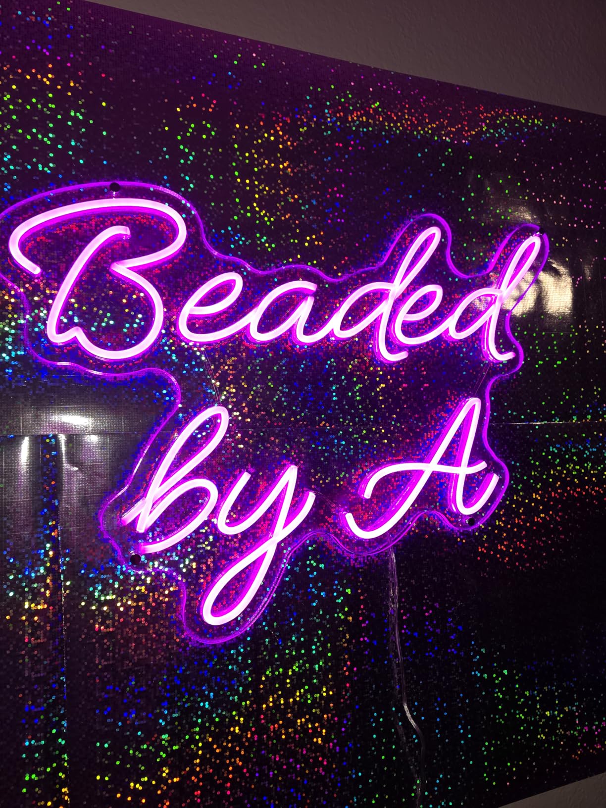 Custom Neon Signs for Wall Decor, CUSTOMNEON Personalized Neon Signs Customizable for Wedding Birthday Prom Party, Custom Neon Lights for Bedroom Bar Studio Beauty Salon Business Shop customer photo 1