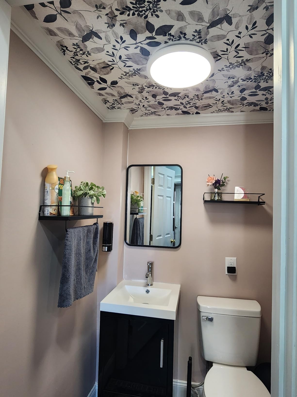 Homewerks 7141-80-G4 Bathroom Fan Integrated LED Light Ceiling Mount Exhaust Ventilation customer photo 1