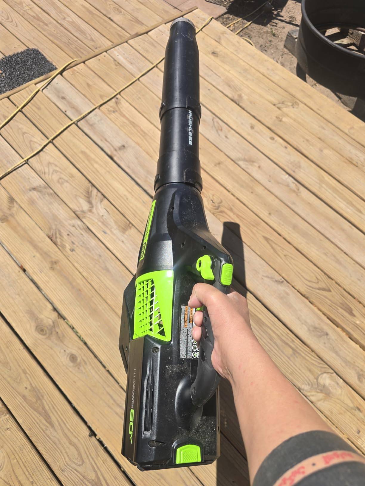 Greenworks 60V Cordless String Trimmer and 540 CFM Leaf Blower Combo Kit customer photo 1