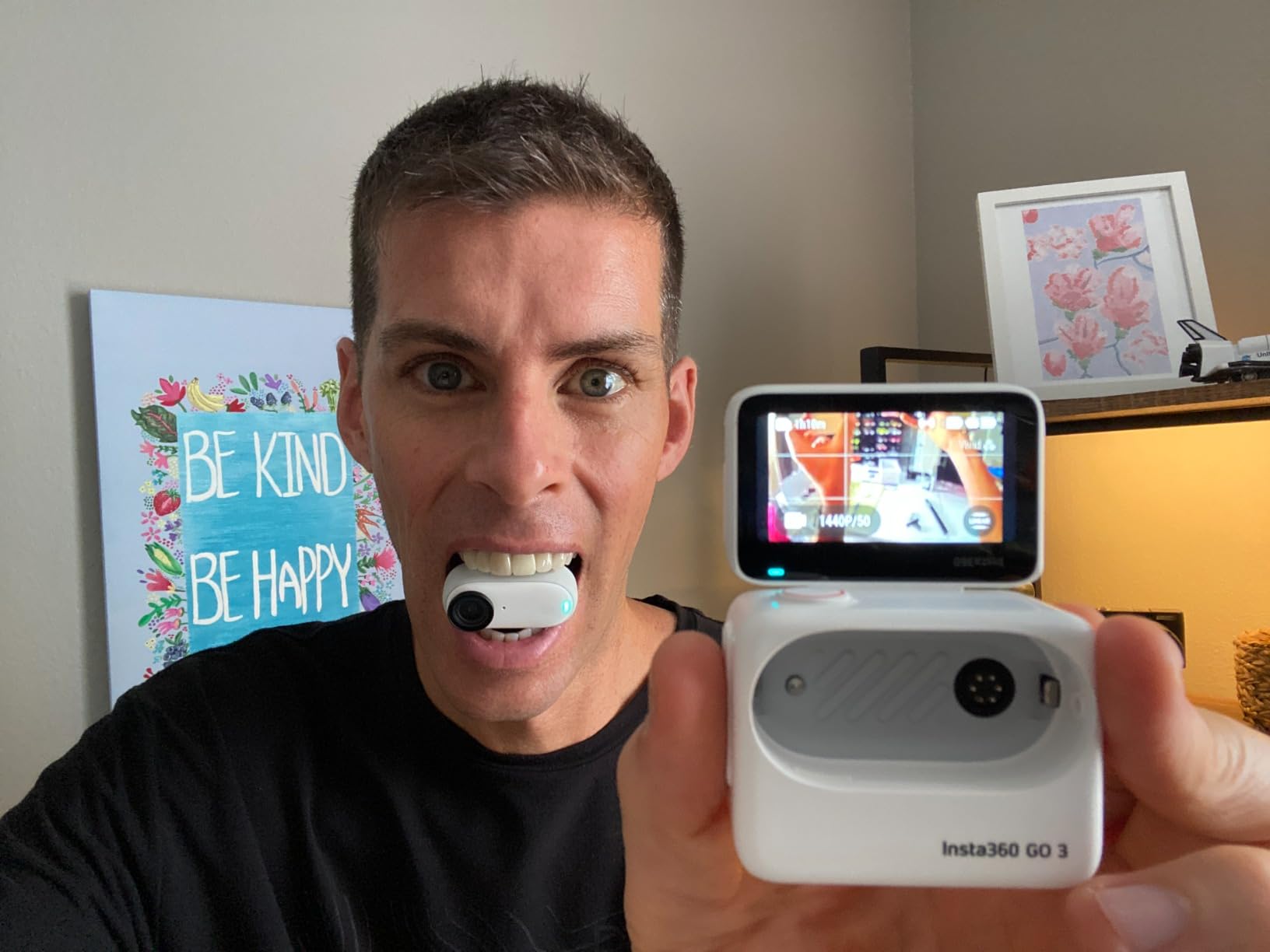 Insta360 GO 3 64GB - Vlogging Camera for Creators, Vloggers, Mini Action Camera with Flip Touchscreen, Light and Portable, Hands-Free POV, Mount Anywhere, Stabilization, Remote Preview, Waterproof customer photo 2