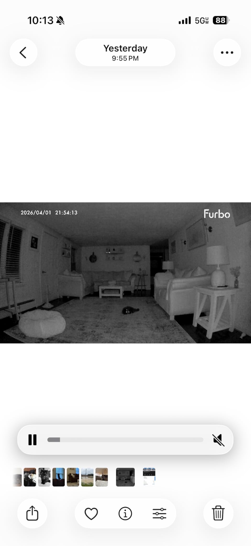 Furbo 360° Cat Camera: Pet Security Cam w/Meowing Alerts, Rotating View, Treat Toss w/Phone App, Smart Home Kitty Monitoring, 2-Way Speaker, No Subscription Needed customer photo 2