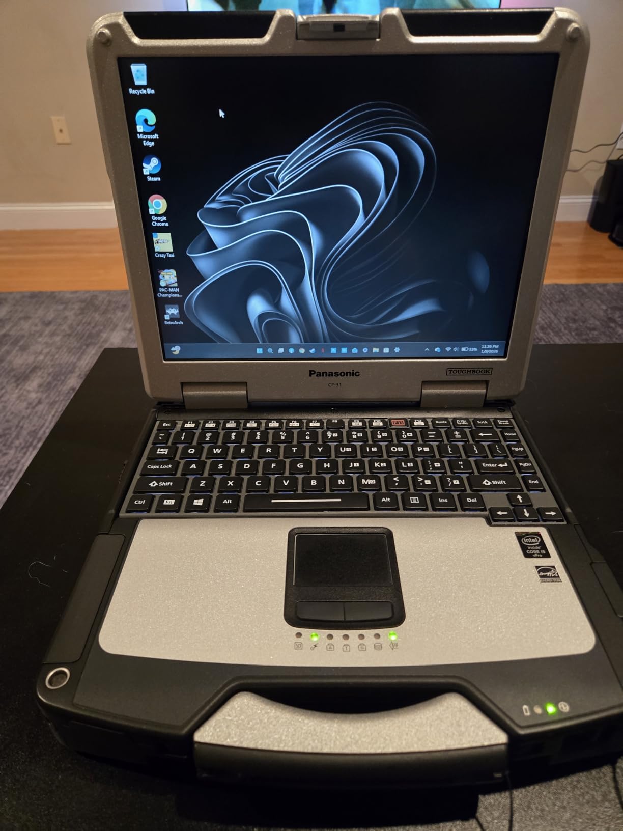 Toughbook Panasonic CF-31 MK5, Intel i5-5300U @2.3GHz, 13.1-inch LED Touchscreen, 16GB, 1TB SSD, Windows 11 Pro, WiFi, Bluetooth, DVD, 4G LTE, Backlit Keyboard, Black (Renewed) customer photo 3