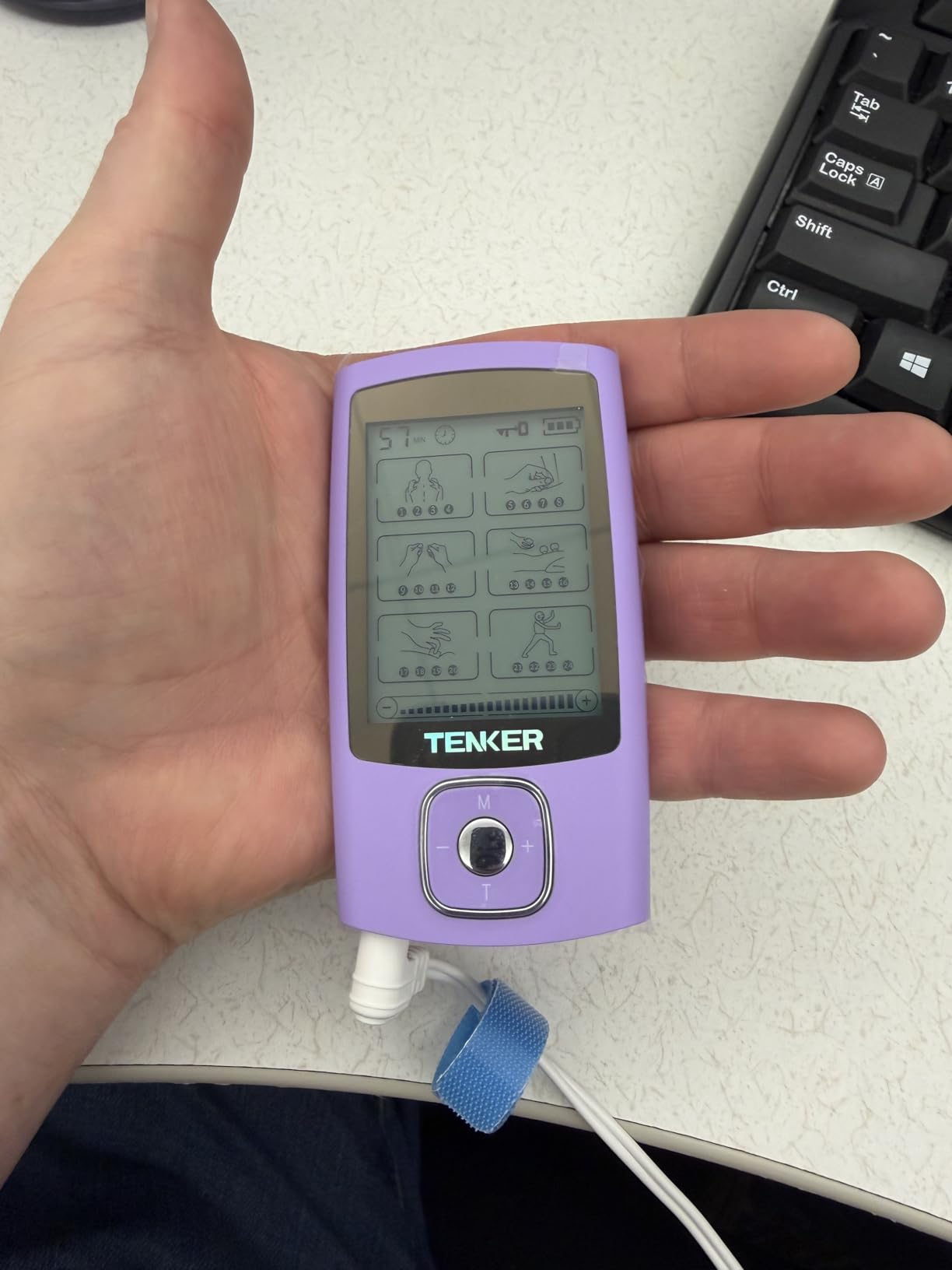 TENKER TENS Unit Muscle Stimulator, 24 Modes TENS EMS Machine for Pain Relief customer photo 1