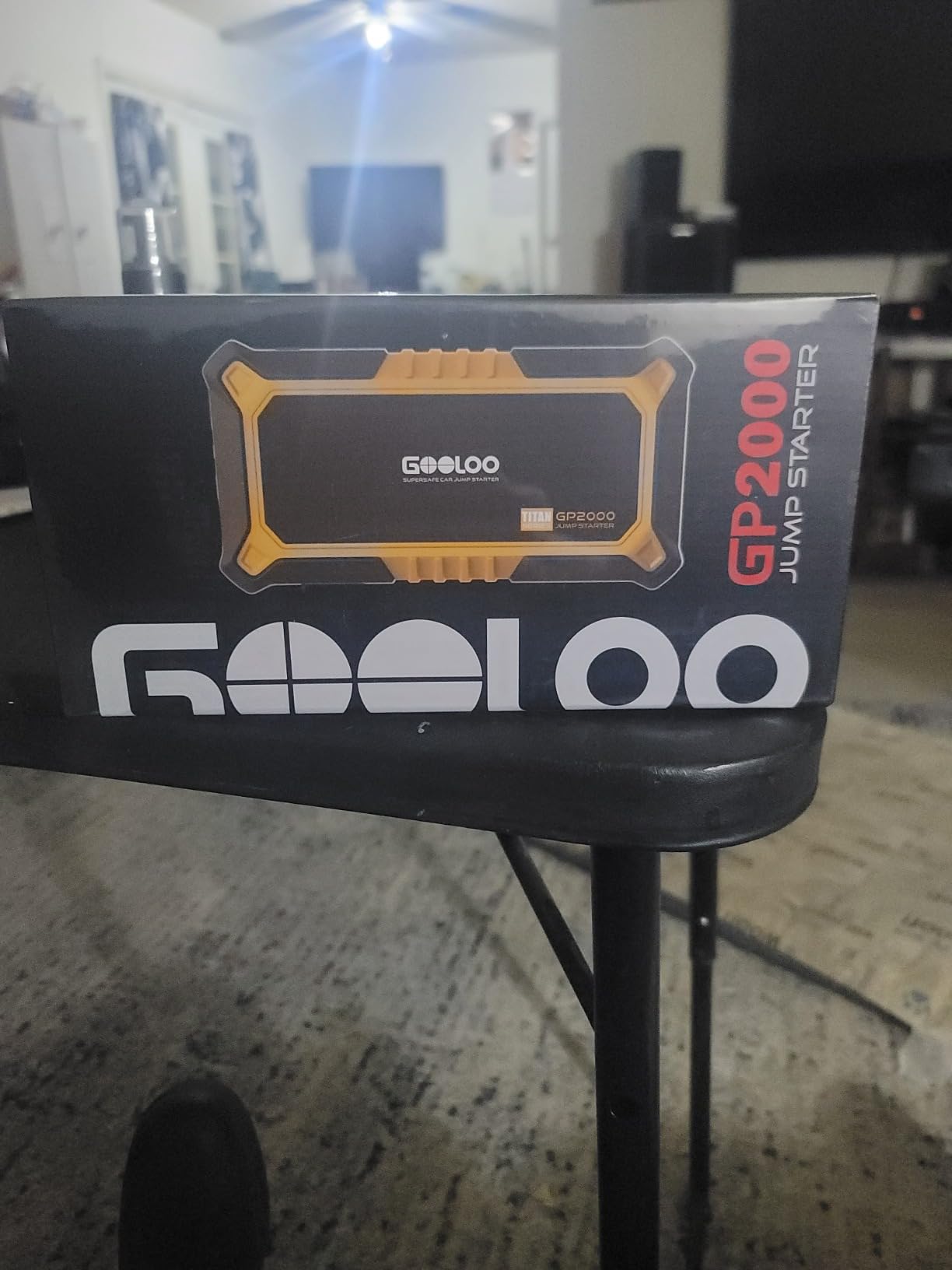 GOOLOO New GP2000 Jump Starter, 12V 2000A Car Jumper Starter (Up to 8.0L Gas, 6.0L Diesel Engines), SuperSafe Portable Battery Charger, Auto Lithium Box Booster Pack with USB Quick Charge customer photo 1