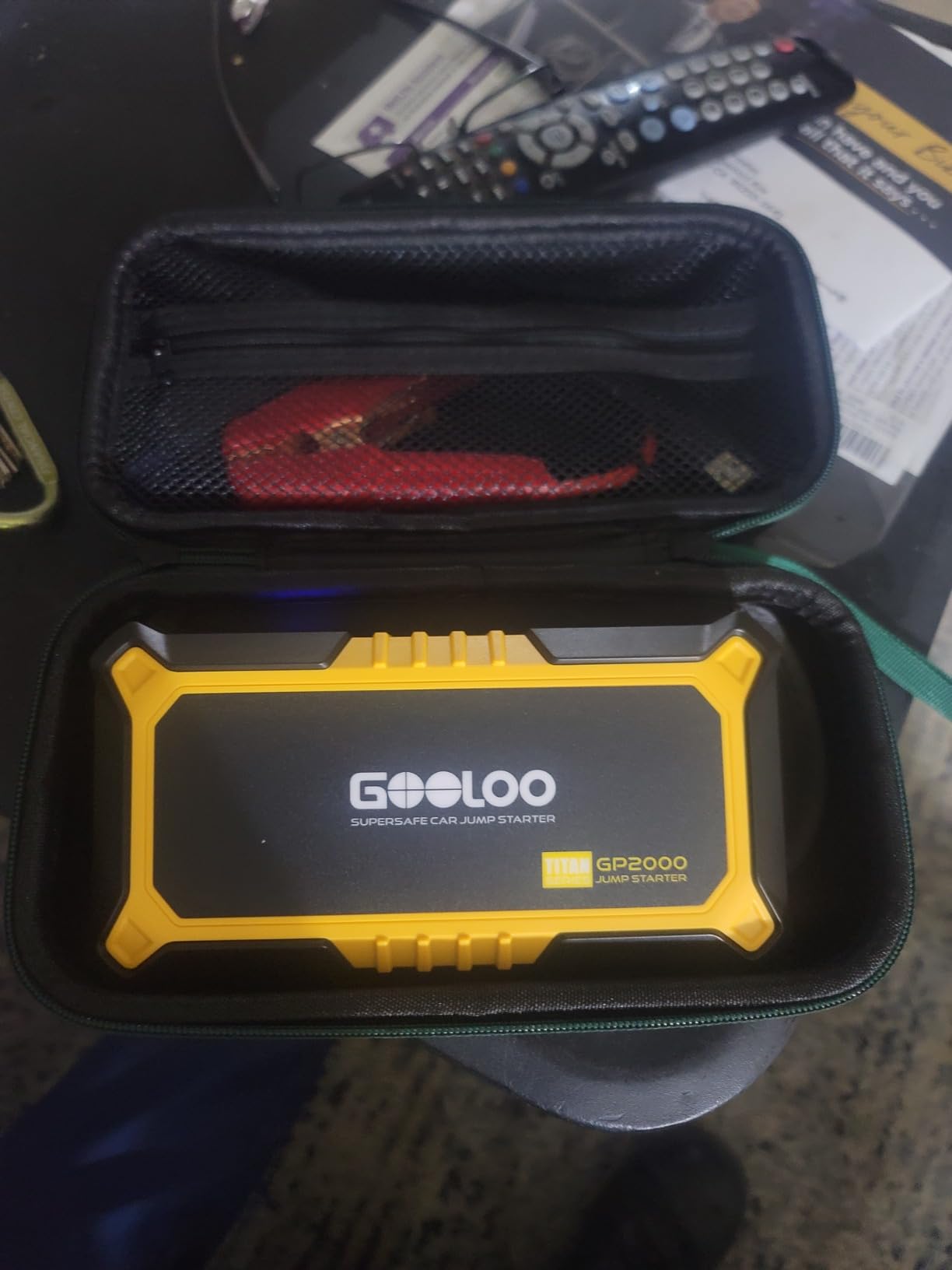 GOOLOO New GP2000 Jump Starter, 12V 2000A Car Jumper Starter (Up to 8.0L Gas, 6.0L Diesel Engines), SuperSafe Portable Battery Charger, Auto Lithium Box Booster Pack with USB Quick Charge customer photo 2