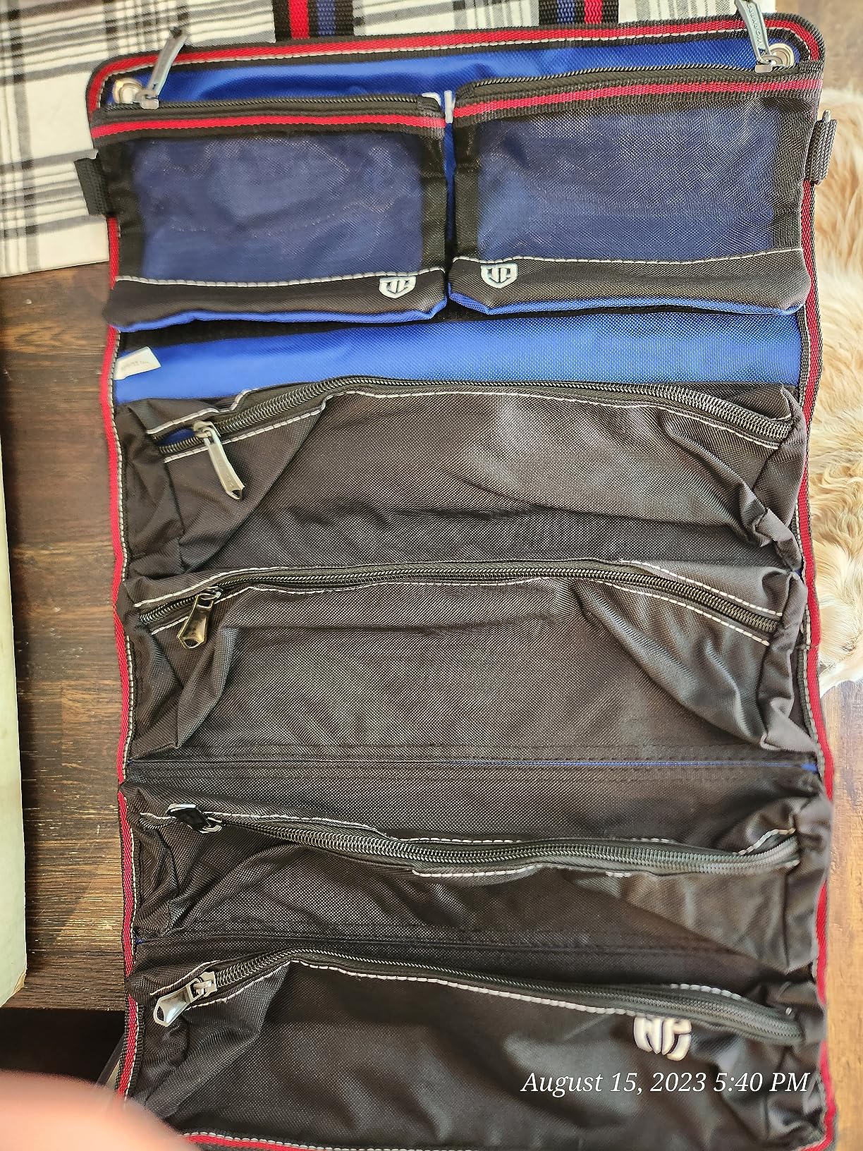 WORKPRO Roll Up Tool Bag, Tool Roll Up Bag with Detachable Tool Pouches, Heavy Duty Tool Bag Organizer with 6 Pockets customer photo 2