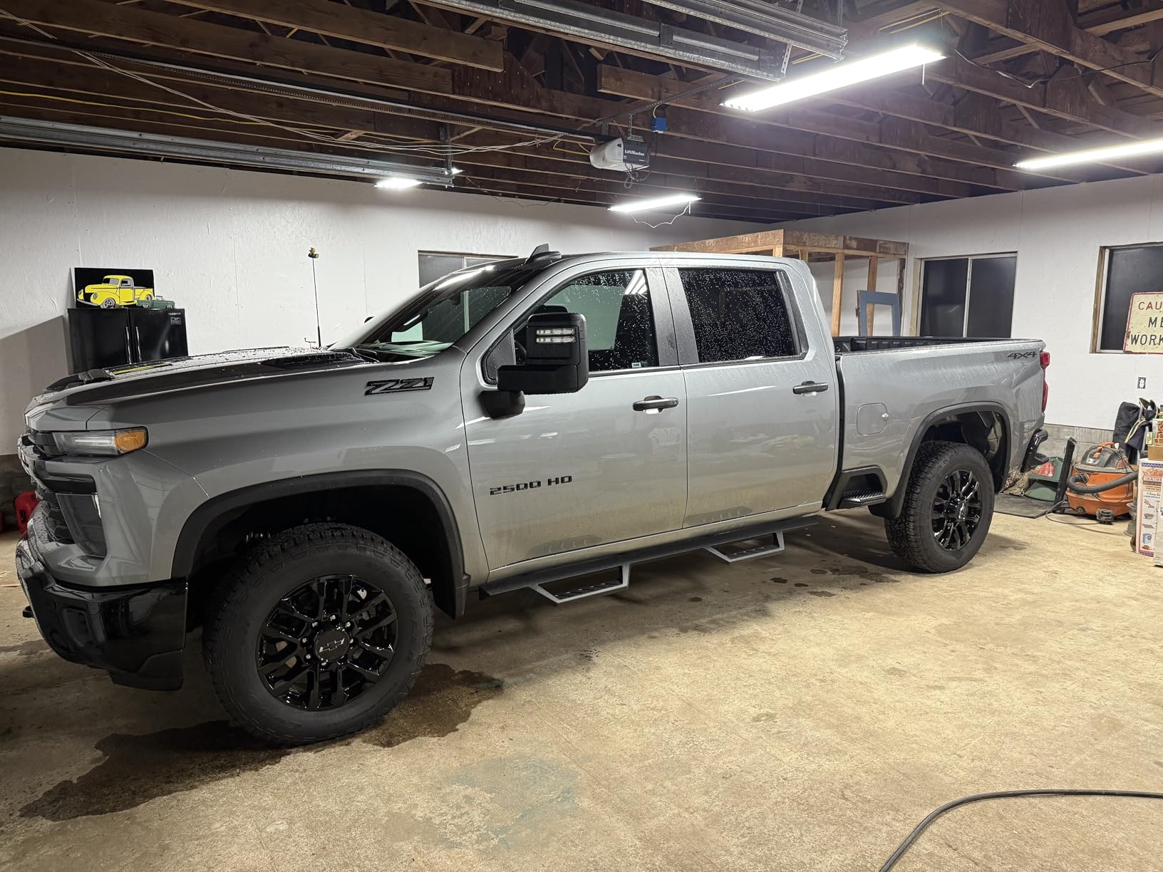 Tyger Auto LanderX Running Board Compatible with 2007-2018 Chevy Silverado GMC Sierra 1500; 2007-2019 2500 3500HD; 2019 LD/Limited | Crew Cab | TG-LX3C82328 | Drop Step Side Step Rail Nerf Bars customer photo 2