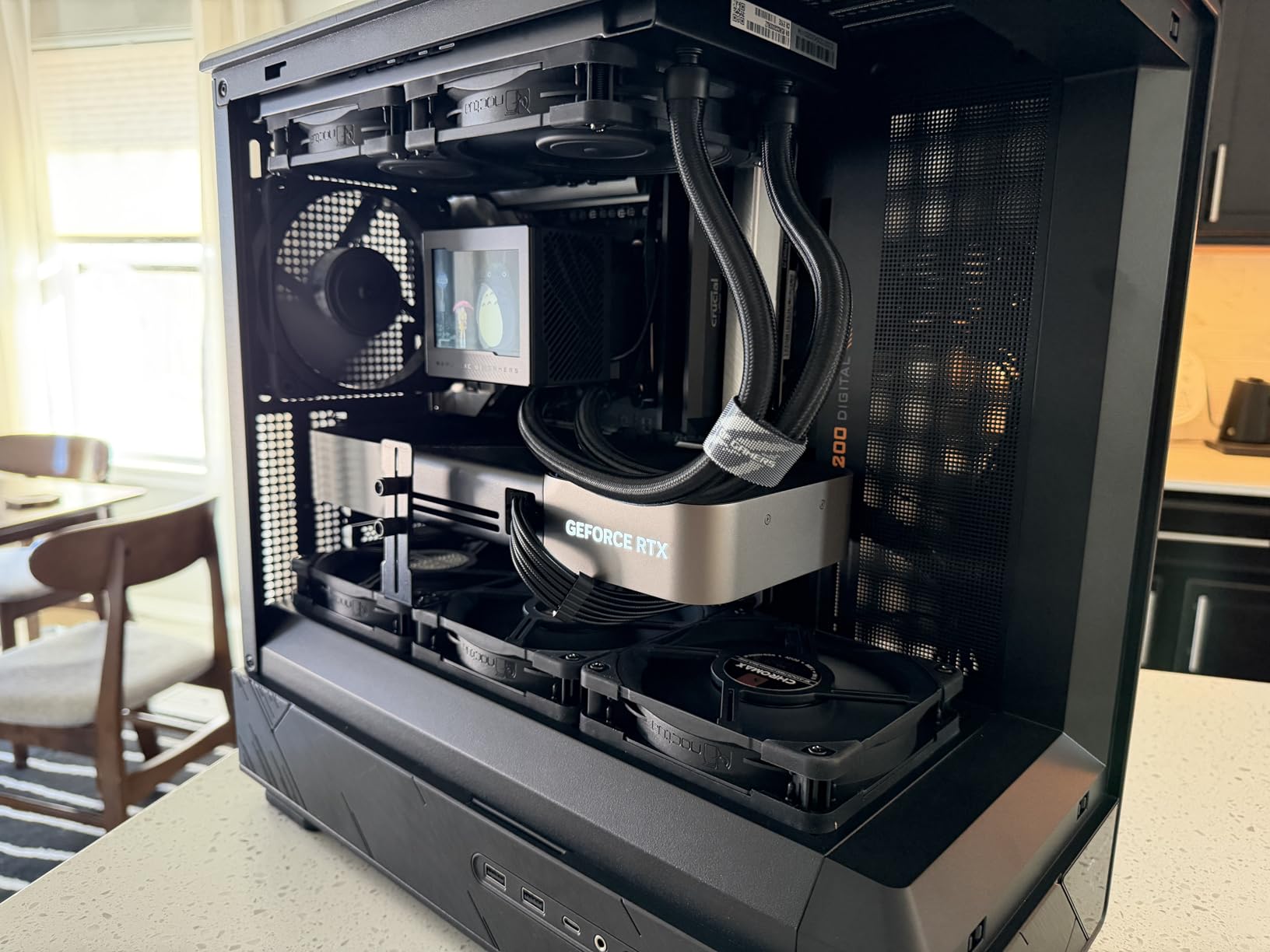 ASUS ROG Ryujin III 360 All-in-one Liquid CPU Cooler with 360mm Radiator. Asetek 8th gen Pump, 3X Noctua industrialPPC 120mm Fans, 3.5