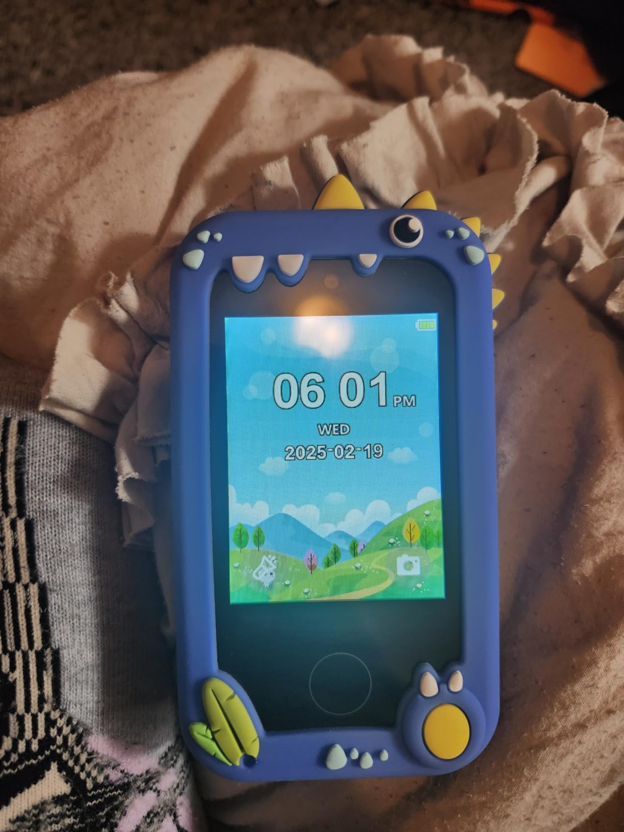 KOKODI Kids Smart Phone Toys, Birthday Gifts Idea Dinosaur Toys for 3 4 5 6 7 8 Year Old Boys, Touchscreen HD Digital Dual Video Camera customer photo 1