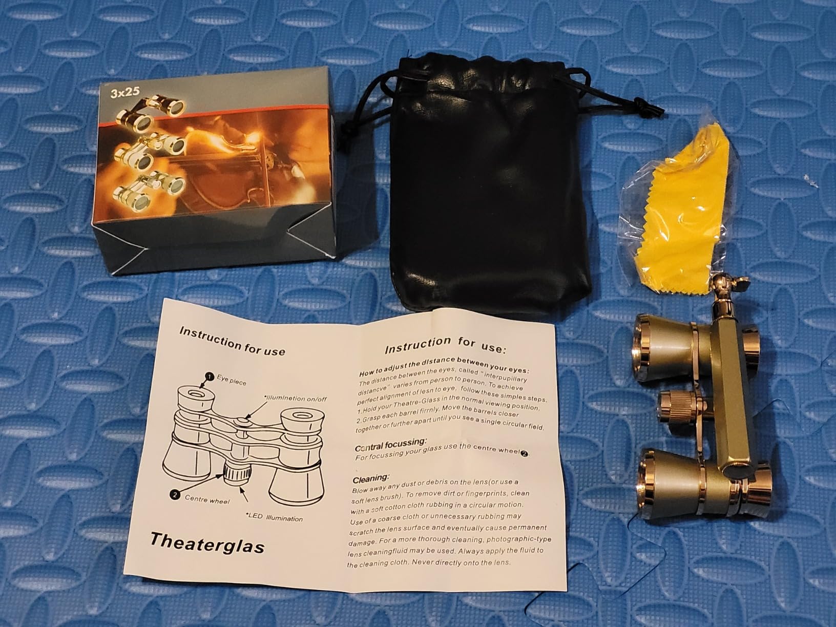 BLACKICE Opera Glasses, 3X25 Theater Binoculars, Mini Compact Opera Glasses with Adjustable Handle, Portable Binoculars for Women Adults Kids, Ideal for Concert Theater Opera customer photo 2