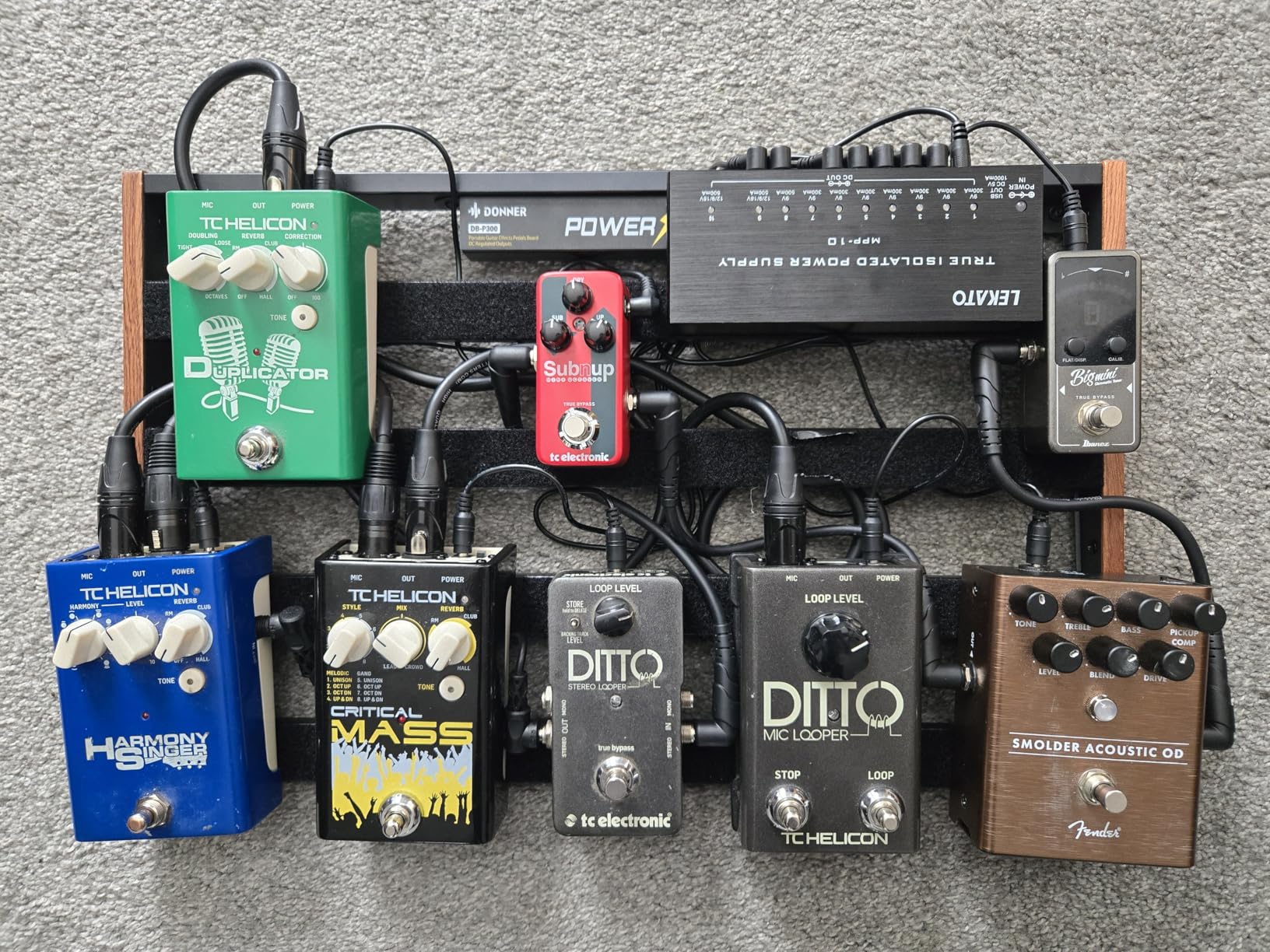LEKATO Guitar Pedal Power Supply, True Isolated Pedal Power Supply with 10 Ports, USB Port, Short Circuit Protection customer photo 2