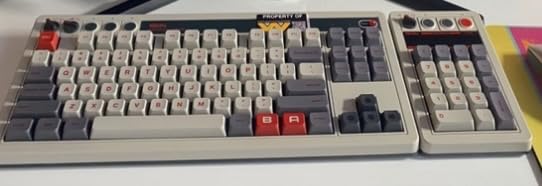 8Bitdo Retro Mechanical Keyboard, Bluetooth/2.4G/USB-C Hot Swappable Gaming Keyboard with 87 Keys, Dual Super Programmable Buttons for Windows and Android - N Edition customer photo 2