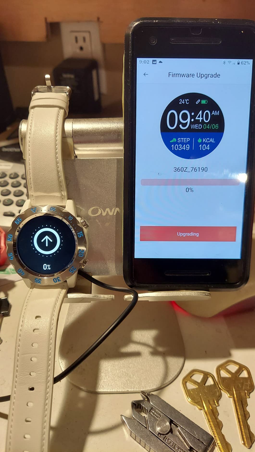 KAVVO Oyster Mini 38mm Bluetooth Smartwatch for Women, 1.1'' Delicate AMOLED Always-On Display, Rotating Bezel, Fitness Tracker with Female Health customer photo 1