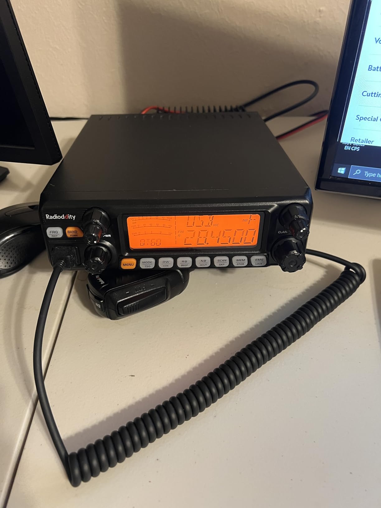 Radioddity QT60 Pro 10 Meter Radio SSB, AM, FM, PA, 60W High Power Amateur Ham Mobile Transceiver with Large LCD Display customer photo 1