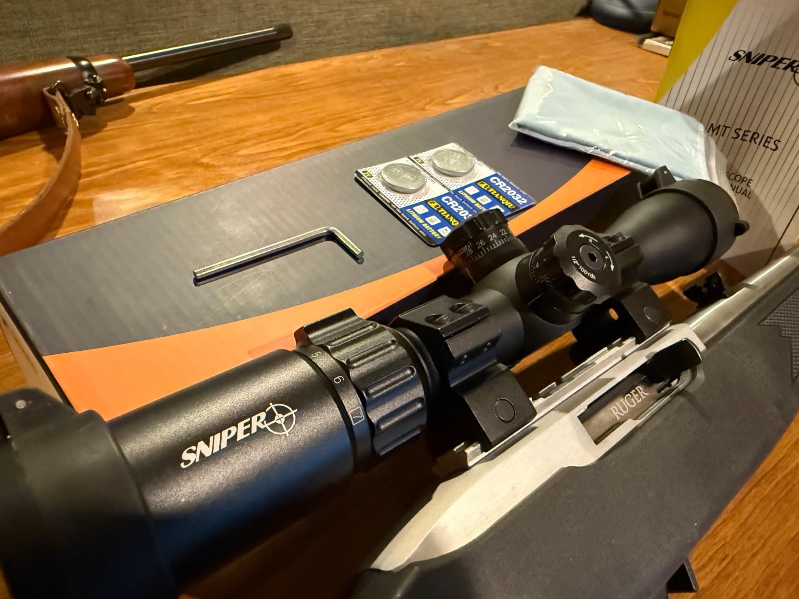 Rifle Scope 2-7X32 Rimfire Mildot 1-inch Tube Rifle scopes Illumination in Red, Green, for Hunting customer photo 1