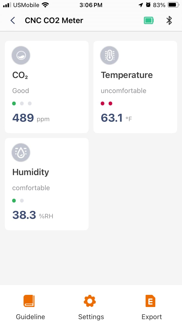 Temtop CO2 Monitor Indoor air Quality Monitor Portable CO2 Meter, CO2, Temperature, Humidity Home, Office or School customer photo 2