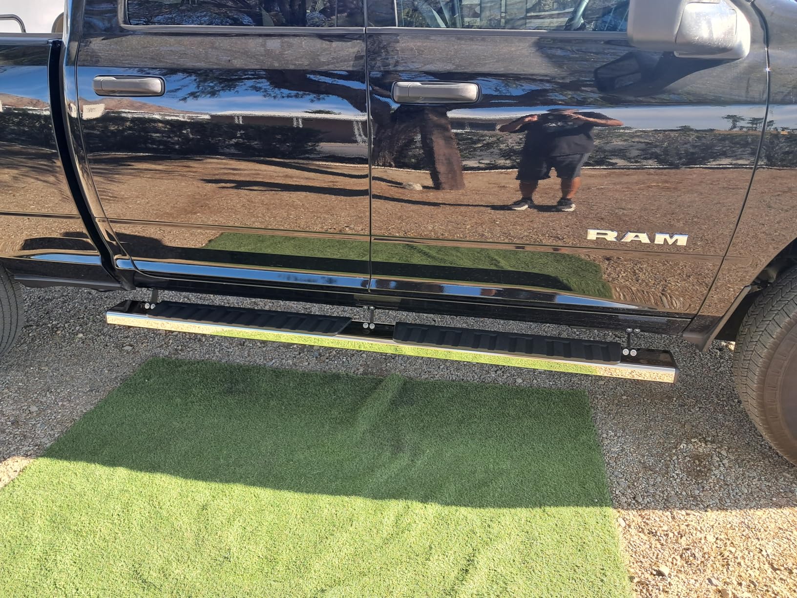 COMNOVA 6 Inch Running Boards for 2009-2018 Dodge Ram 1500 Crew Cab, 2010-2026 Ram 2500 3500 (Including Classic Model) customer photo 1