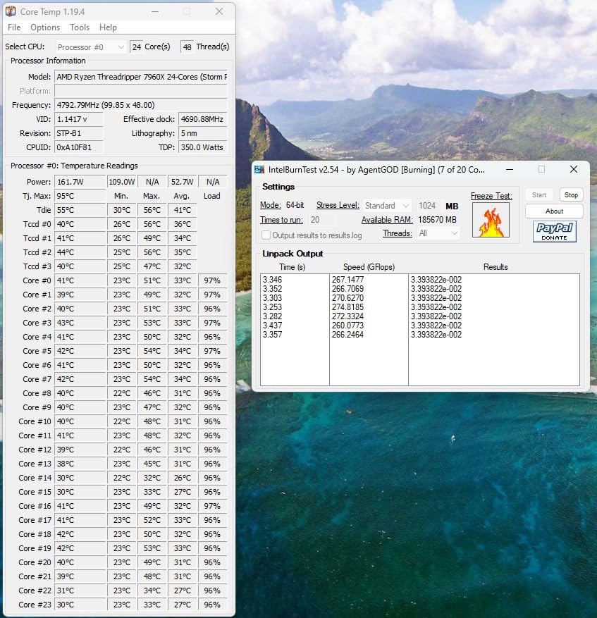 AMD Ryzen Threadripper 7960X 24-Core, 48-Thread Desktop Processor customer photo 2