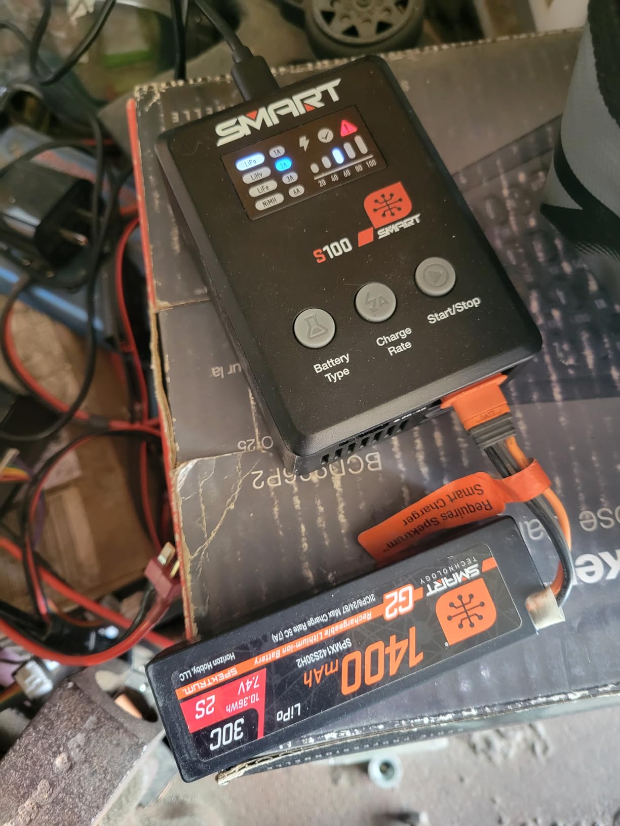 Spektrum SMART 1400mAh 2S 7.4V G2 30C LiPo Battery with IC2 Connector, SPMX142S30H2 customer photo 1