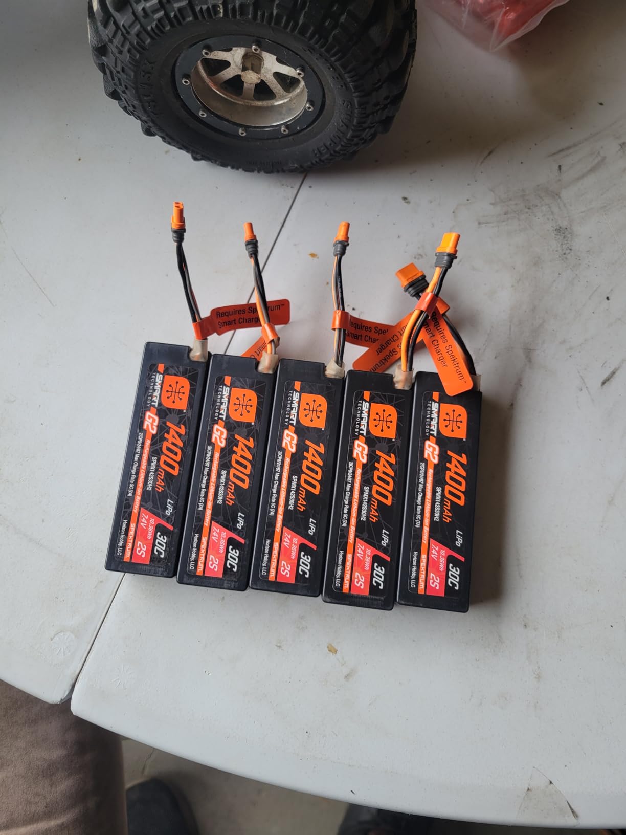Spektrum SMART 1400mAh 2S 7.4V G2 30C LiPo Battery with IC2 Connector, SPMX142S30H2 customer photo 2