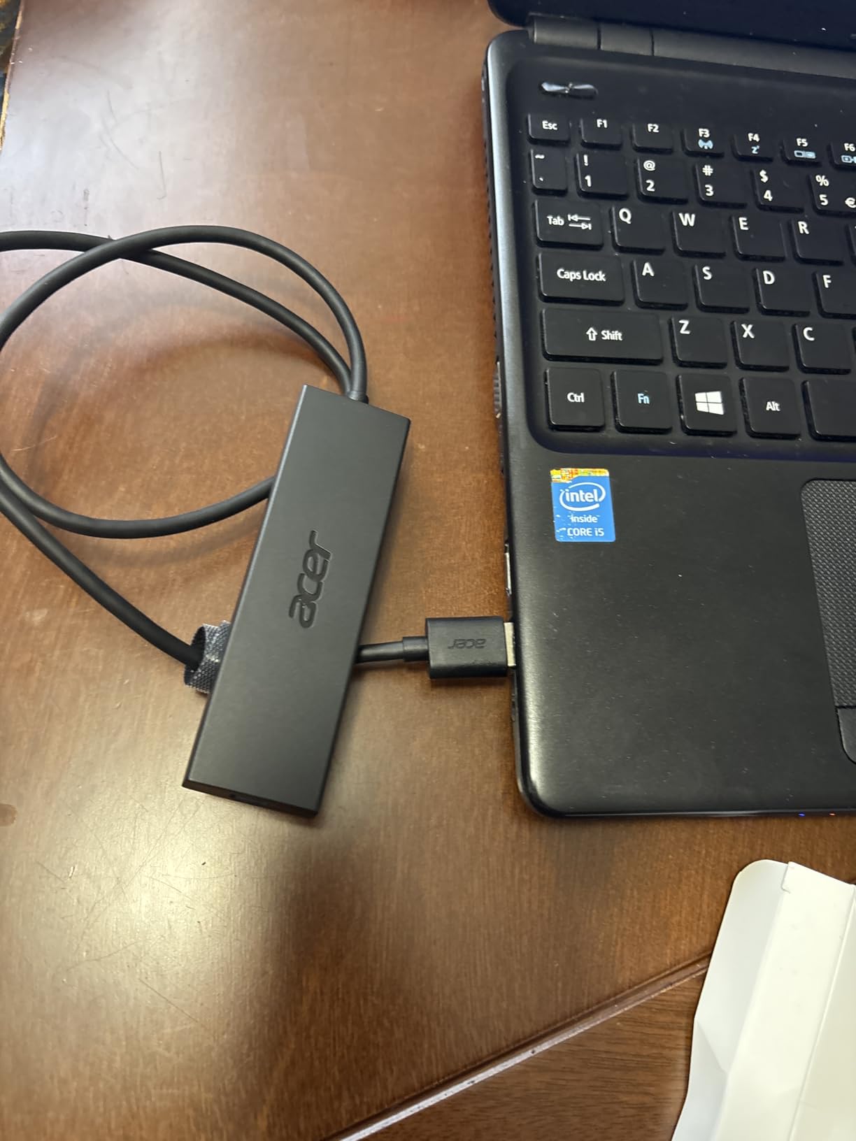 Acer USB Hub 4 Ports, Multiple USB 3.0 Hub, USBA Splitter for Laptop with Type C Power Port, Extender for A Port Laptop, PC, Desktop and More (2ft) customer photo 2