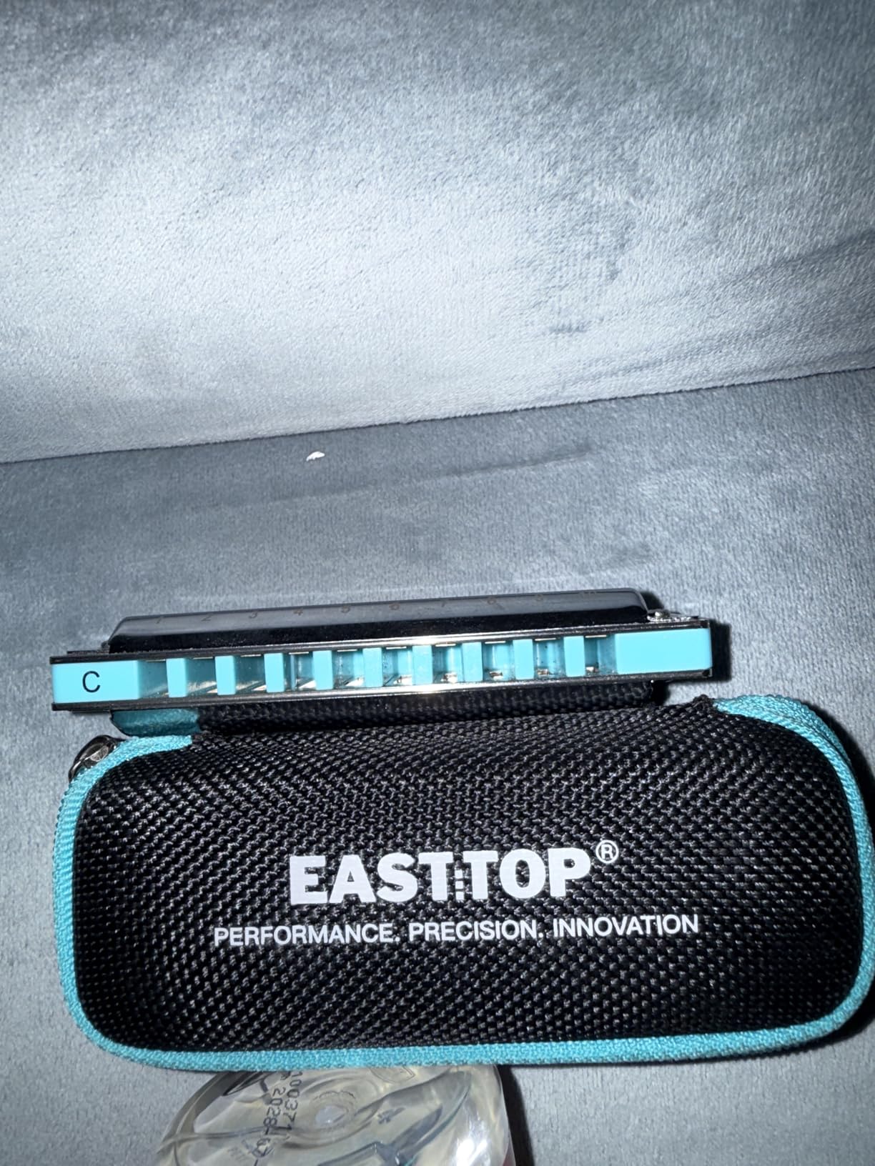 East top Lightning Harmonica, Advanced Diatonic Harmonica Key of C, 10 Holes Mouth Organ Harmonica with Silver Cover, Blues Harmonicas For Adults, Professionals and Students customer photo 2