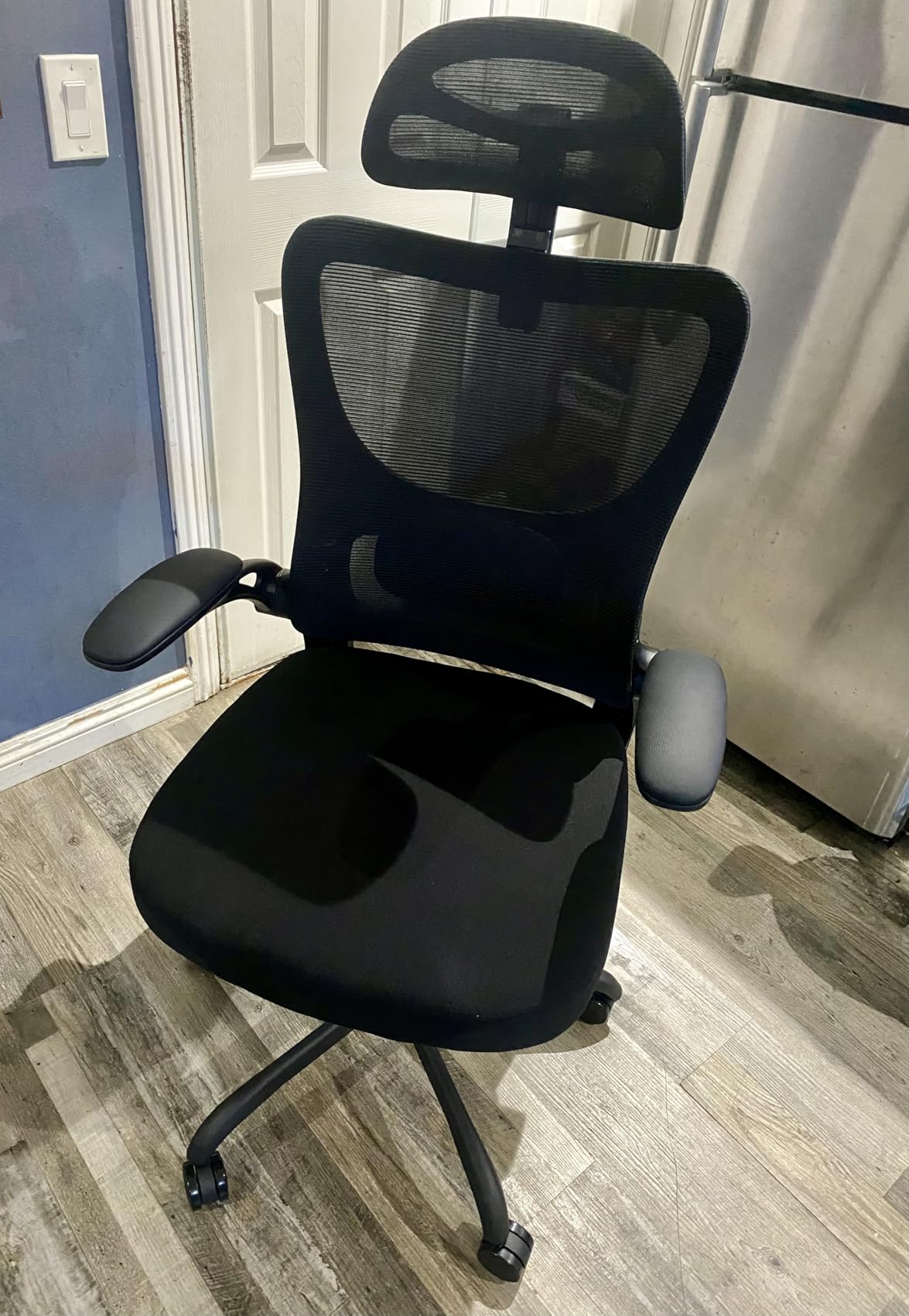Marsail Ergonomic Office Chair: Office Desk Chair with High Back Mesh and Adjustable Lumbar Support, 3D Armrests and Headrest customer photo 2