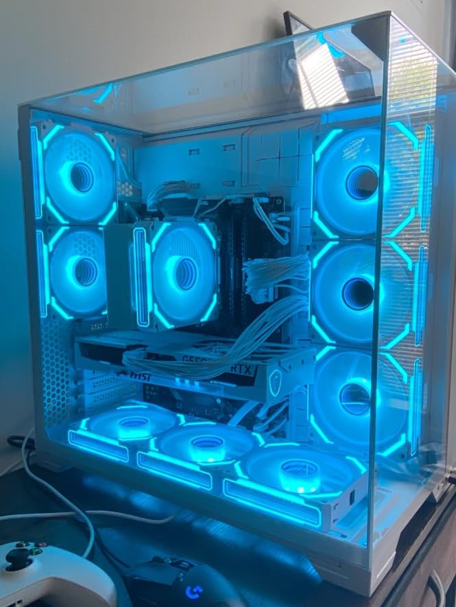Lian Li O11 Vision - Triple Tempered Glass Panels - Dual-Chamber ATX Mid Tower PC Case - Up to 2 x 360mm Radiators - Removable Motherboard Tray for PC Building - Up to 455mm Large GPUs customer photo 1