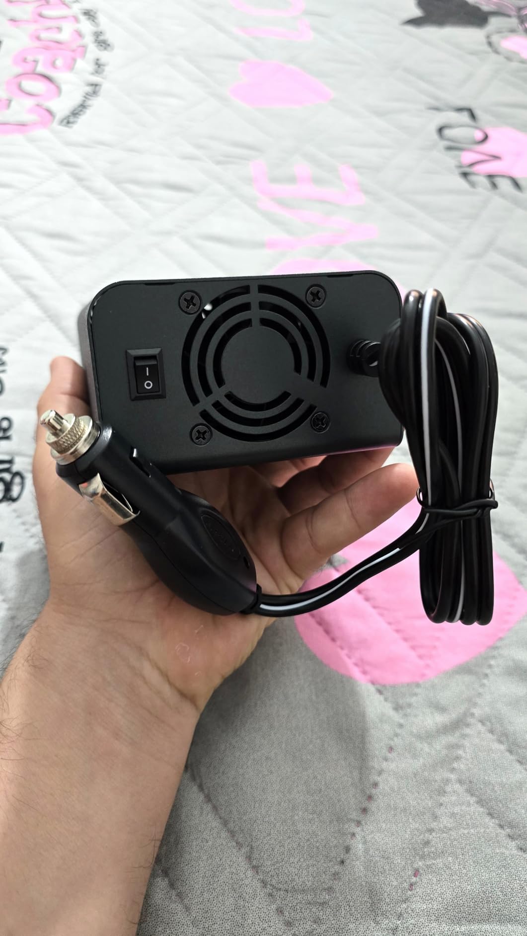 BESTEK 400W Pure Sine Wave Power Inverter - DC 12V to 110V AC Converter, Fast Car Charger Adapter with 30W USB-C/18W Quick Charge/Dual 110V AC Outlet, Car Plug Adapter Outlet for Laptop customer photo 1