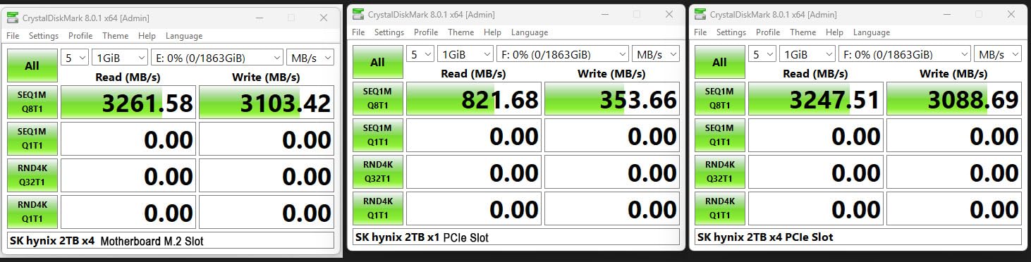 SABRENT M.2 NVMe SSD to PCIe x16 Tool-Free AIC with Aluminum Heatsink, Gen5 Compatible PCIe Adapter customer photo 1