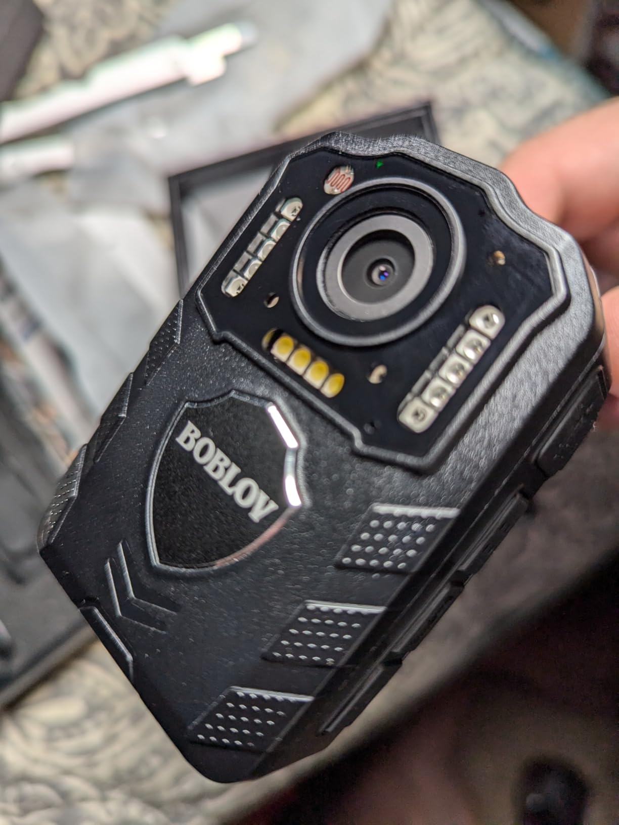 BOBLOV KJ25 1080P Body Cam, 3000mAh with 10-13Hrs Recording, Affordable Body Camera with Night Vision, for Hiking, Delivery, Law Enforcement, and Pet Walking (Card not Included) customer photo 2