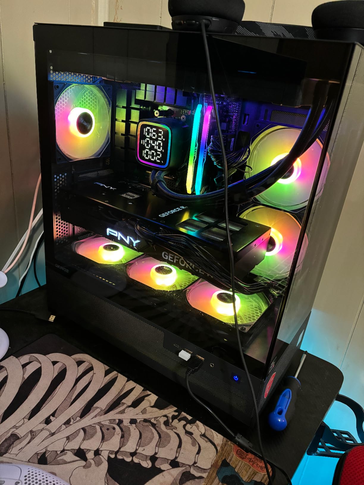 GeForce RTX 4080 Super 16GB Verto OC Triple Fan Graphics Card DLSS 3 (256-bit, PCIe 4.0, GDDR6X, HDMI/DisplayPort, Supports 4k, incl. Adapter Anti-Sag Support Bracket, 3 Slot) customer photo 2