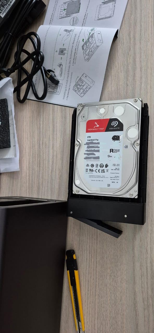 Seagate IronWolf Pro 24TB Enterprise NAS Internal HDD Hard Drive - CMR 3.5 Inch SATA 6Gb/s 7200 RPM 512MB Cache for RAID Network Attached Storage, Rescue Services (ST24000NT002) customer photo 1