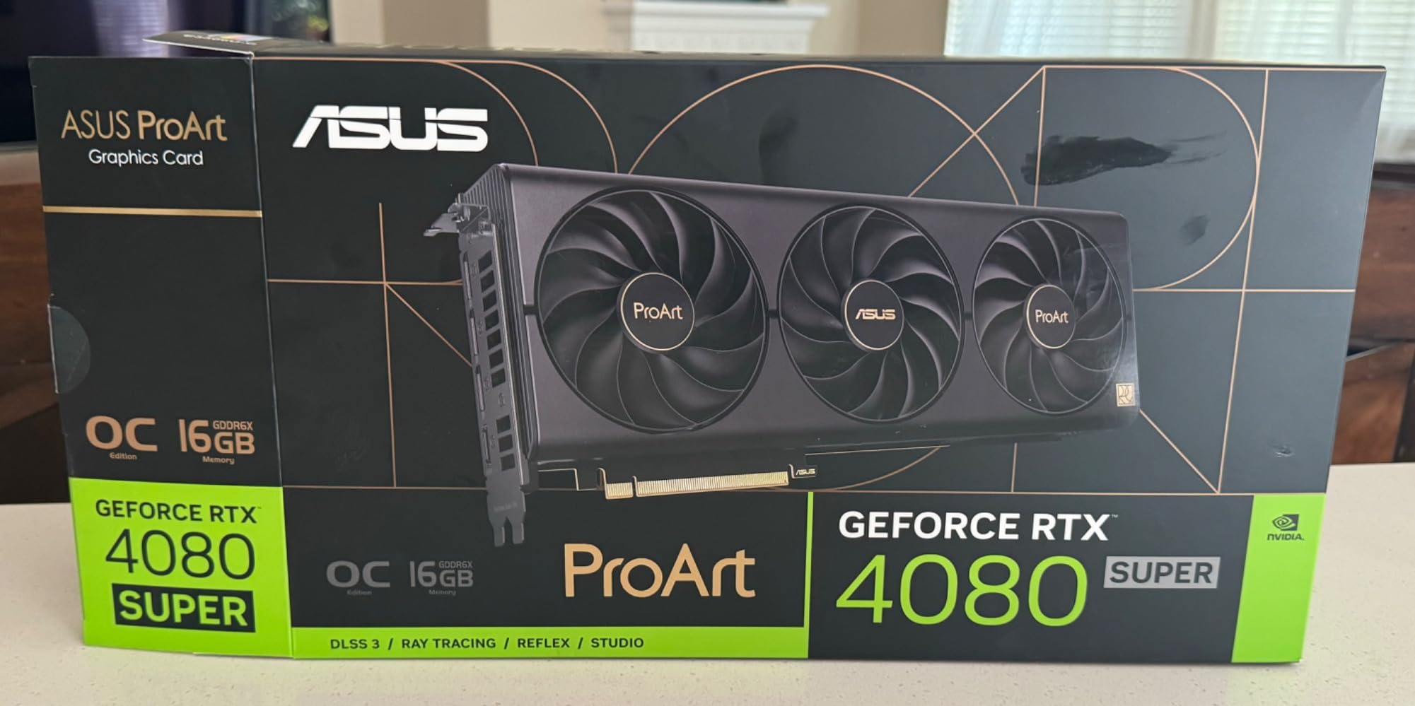ProArt GeForce RTX 4080 Super OC Edition Graphics Card (PCIe 4.0, 16GB GDDR6X, DLSS 3, HDMI 2.1a, DisplayPort 1.4a) customer photo 2